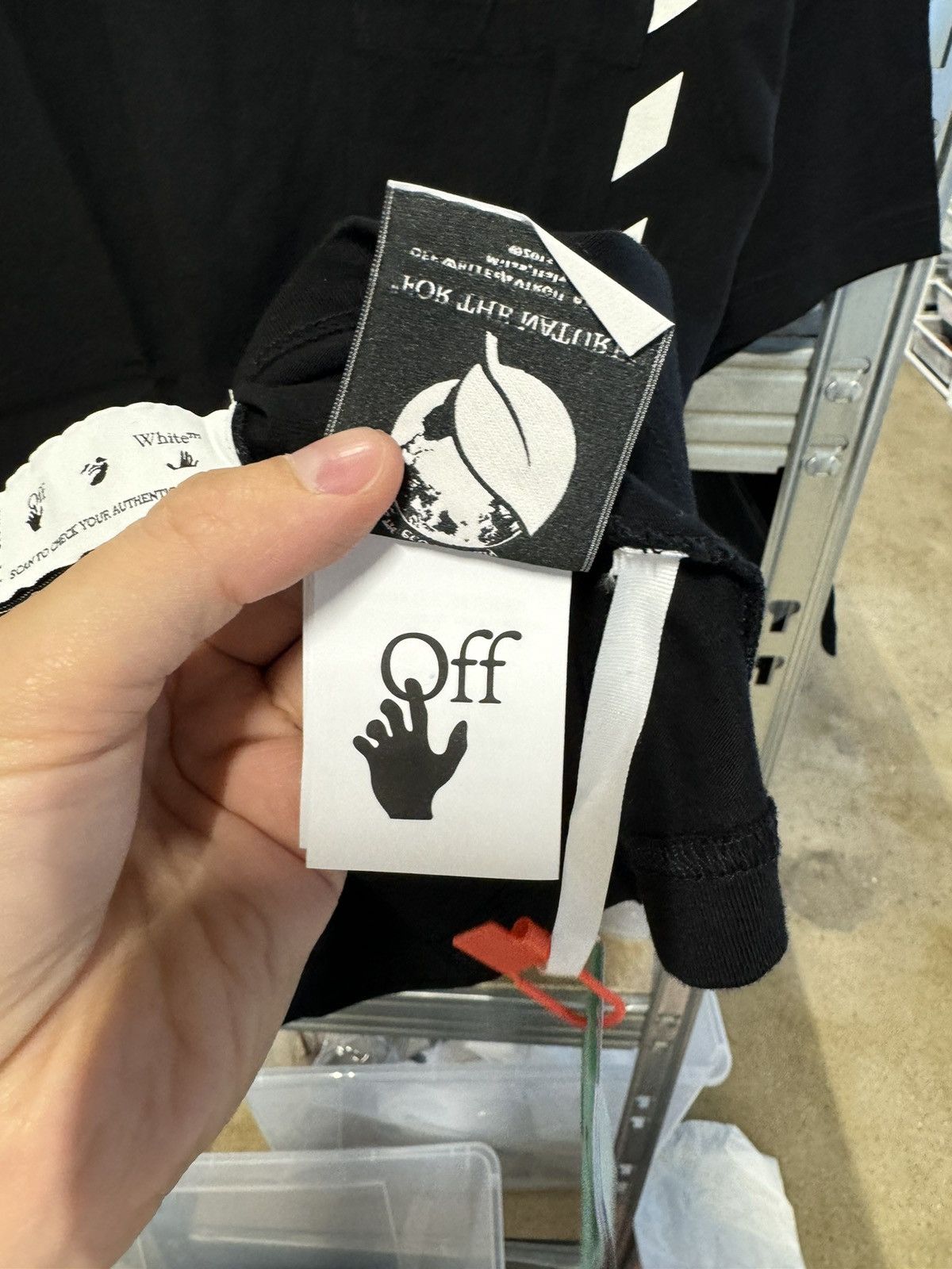 Off-White Off-White Logo Printed T-Shirt NEW 450$ Size US L / EU 52-54 / 3 - 6 Thumbnail