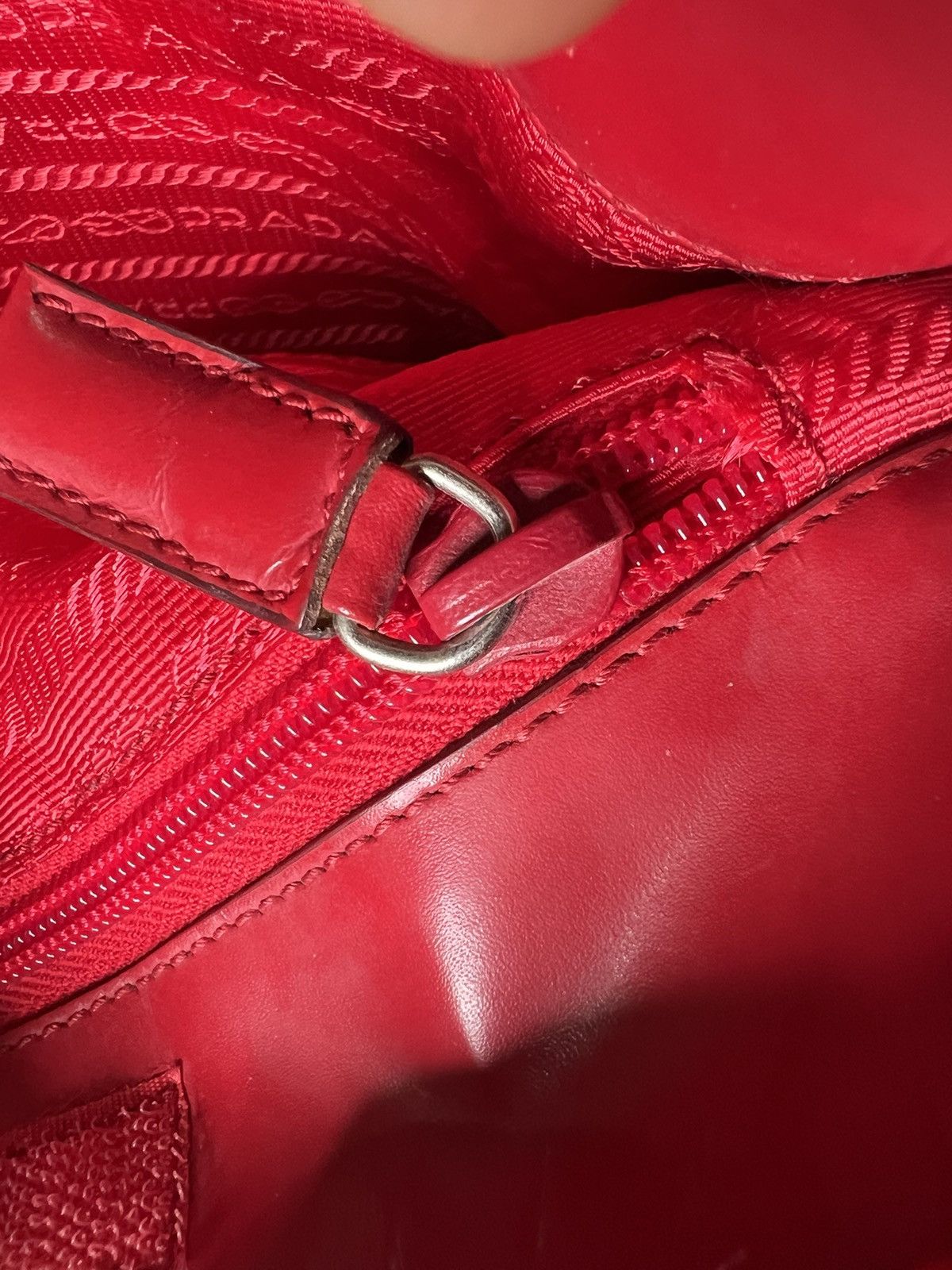 バッグ PRADA ARCHIVE CANVAS LEATHER HAND BAG Prada Jacquard Handbag 347898 | Collector Square