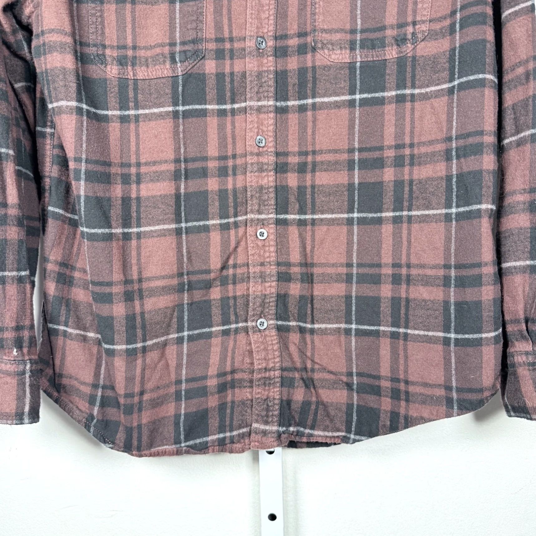 Harley Davidson Harley-Davidson Shirt Mens Large Maroon Black Plaid Flannel Buffalo Shirt Size US L / EU 52-54 / 3 - 4 Thumbnail
