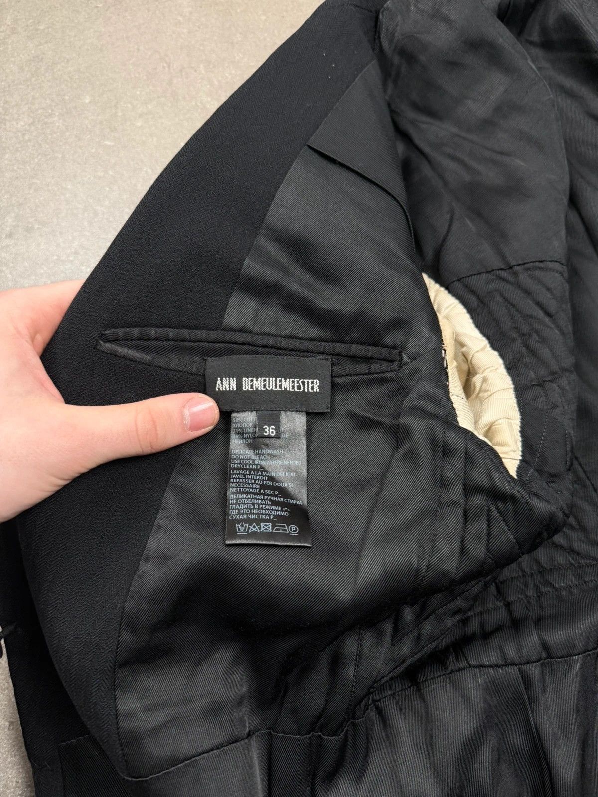 Ann Demeulemeester Ann Demeulemeester coat archive avant-garde Size S / US 4 / IT 40 - 9 Thumbnail