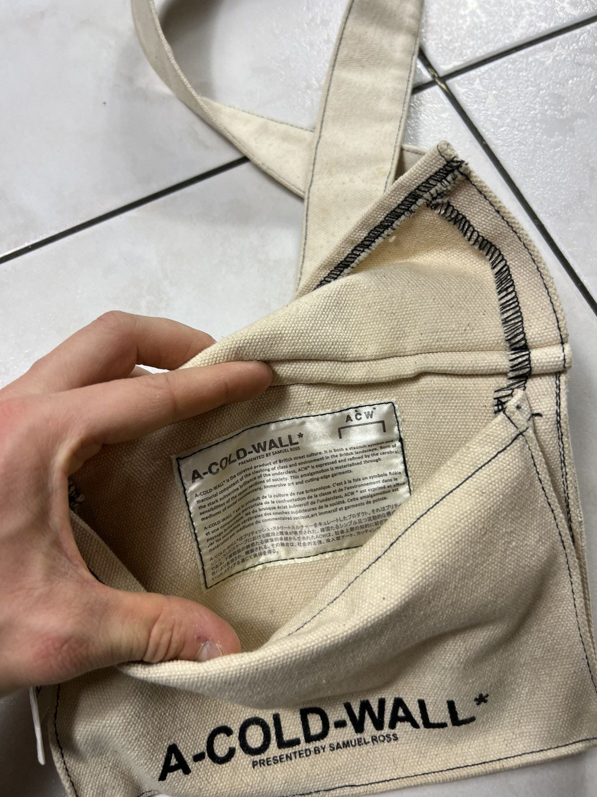 A-COLD-WALL* A-Cold-Wall* utility crossbody shoulder bag army Samuel Ross Size ONE SIZE - 14 Thumbnail