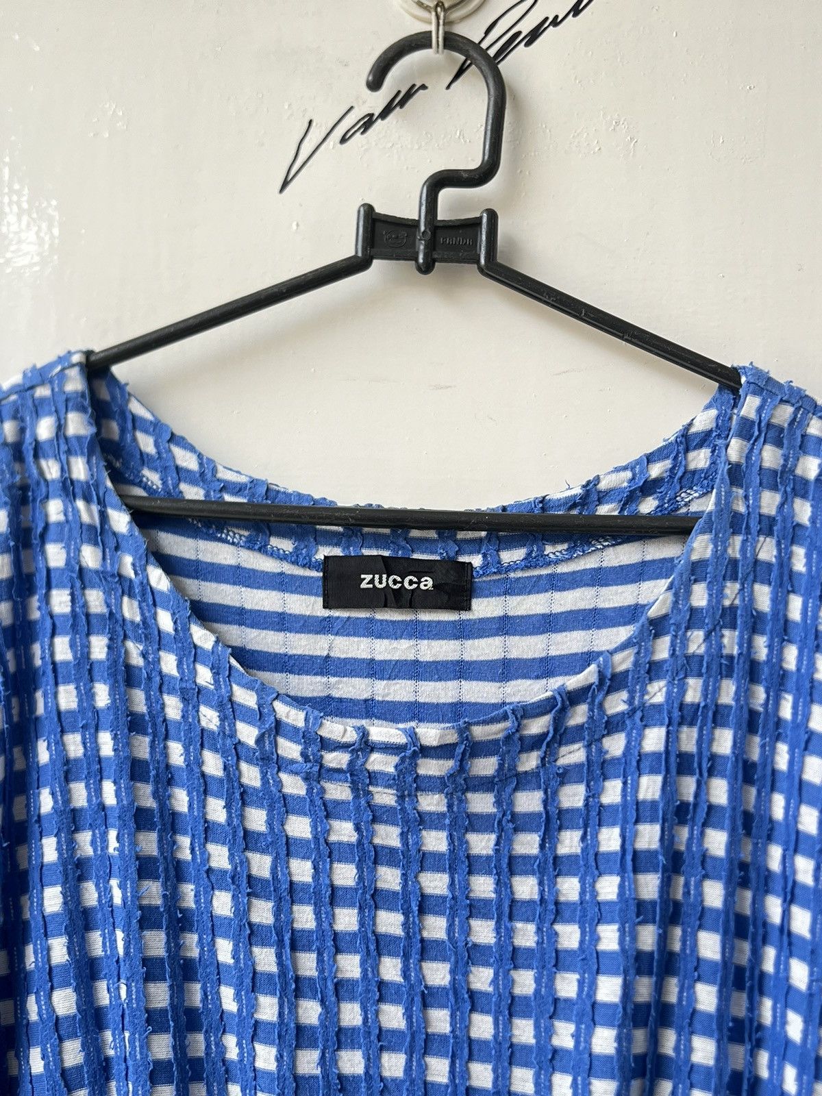 Zucca ZUCCA Blue Plaid Dress Size XS / US 0-2 / IT 36-38 - 17 Thumbnail