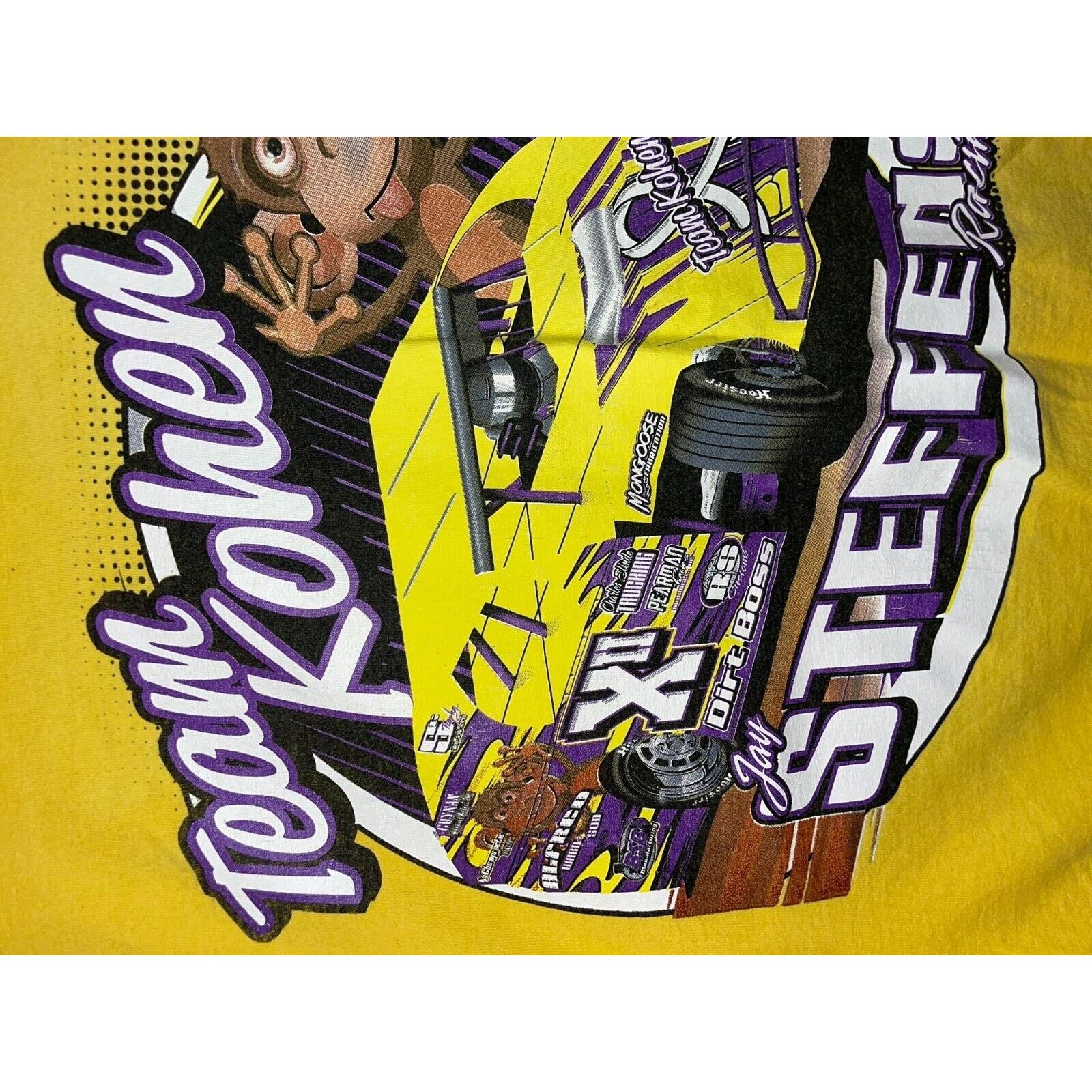 Gildan Vintage Car Race Shirt Gildan Team Kohen Jay Steffens Tee XL Size US XL / EU 56 / 4 - 2 Thumbnail