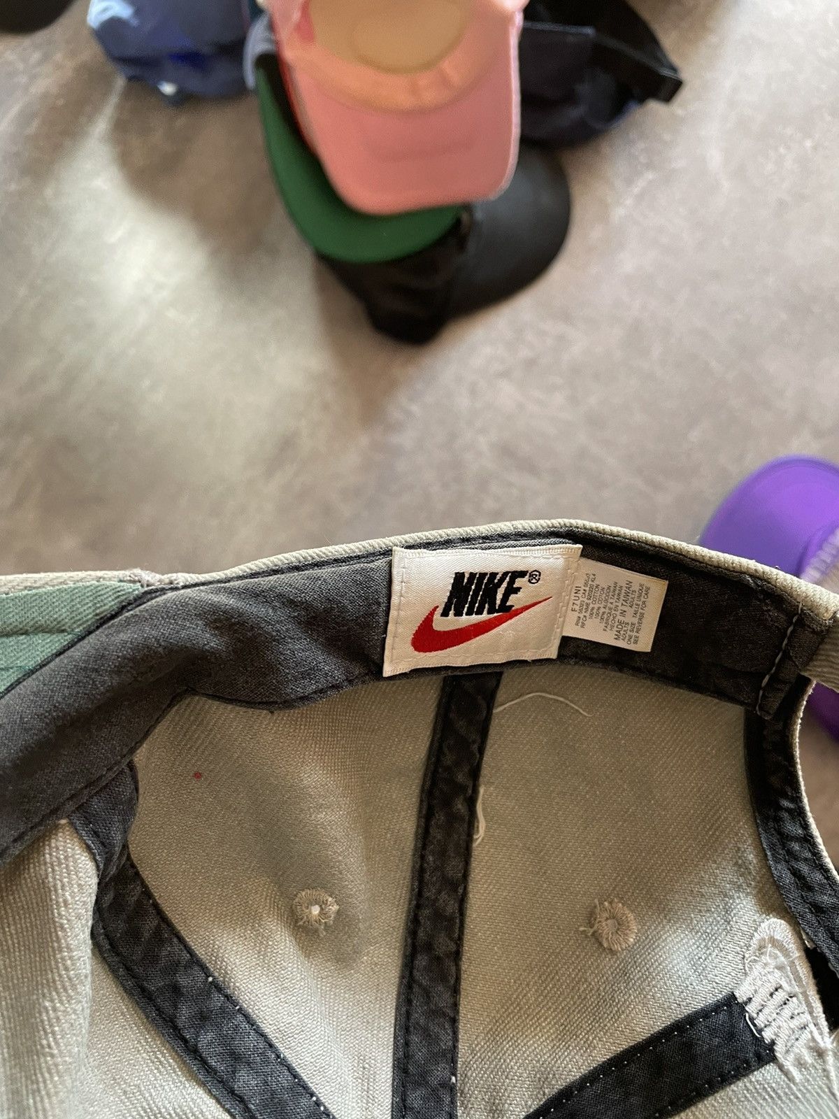 Nike × Vintage Vintage Nike Cap Swoosh Size ONE SIZE - 8 Thumbnail