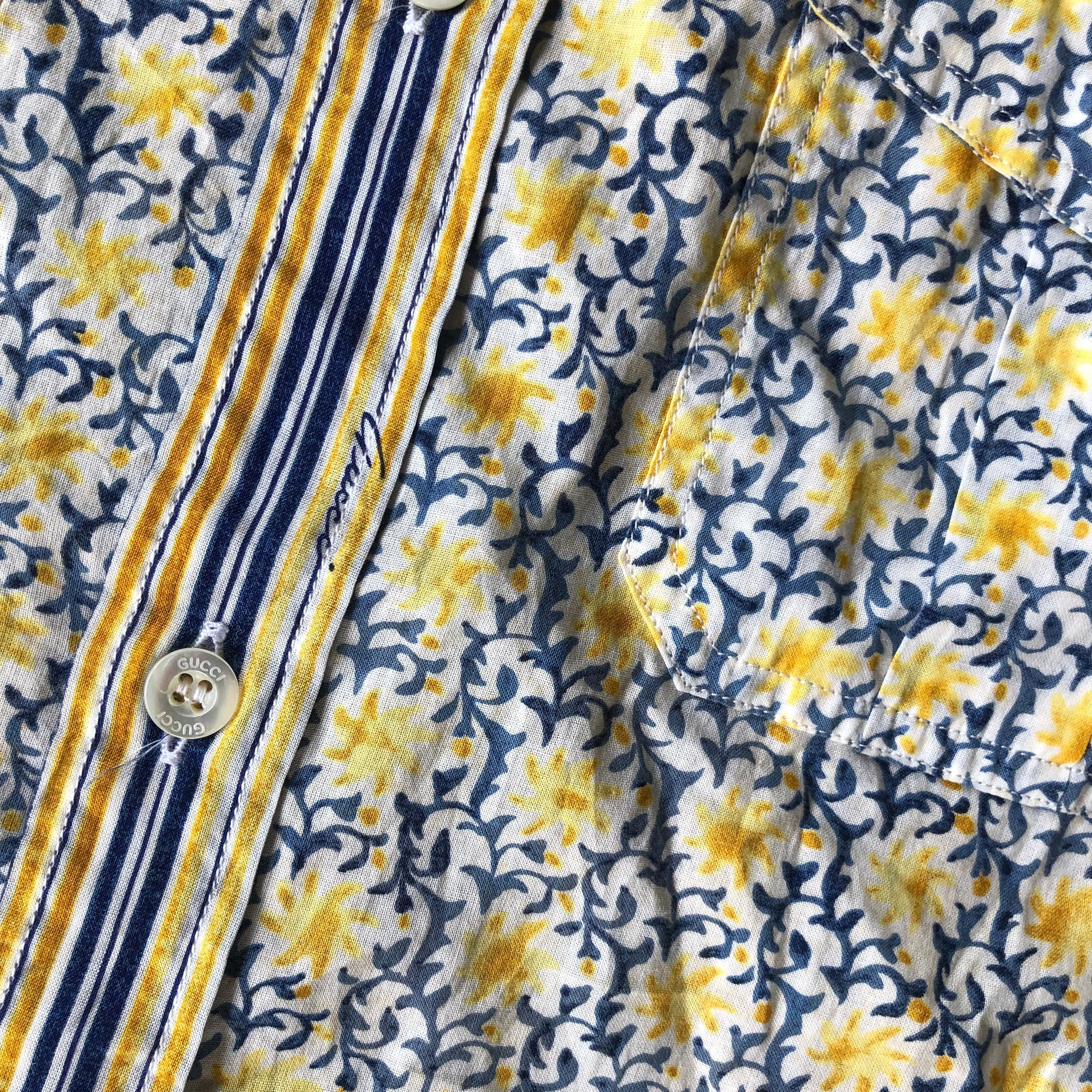 Gucci Gucci S/S Cruise Floral Shirts Size US M / EU 48-50 / 2 - 7 Thumbnail