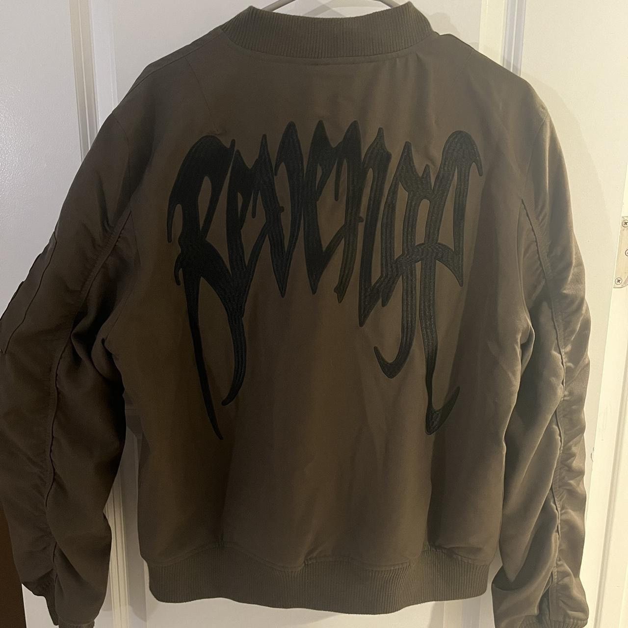 Revenge Revenge Embroidered Nylon Bomber (Army) Size US S / EU 44-46 / 1 - 1 Thumbnail