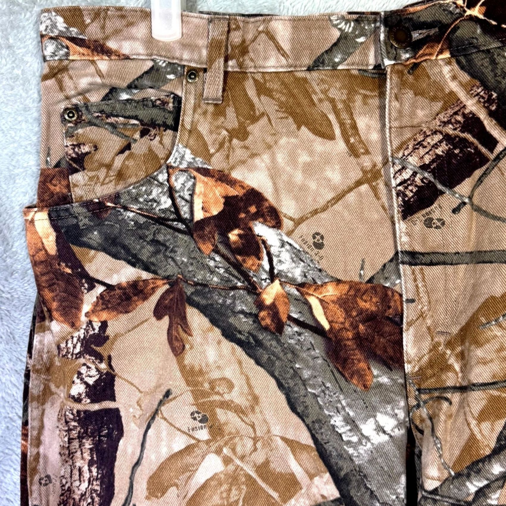 Wrangler Wrangler Authentics Jeans Men 40 x 32 Brown Camouflage Cotton Relaxed Fit Straight Leg Denim Size US 40 / EU 56 - 3 Thumbnail