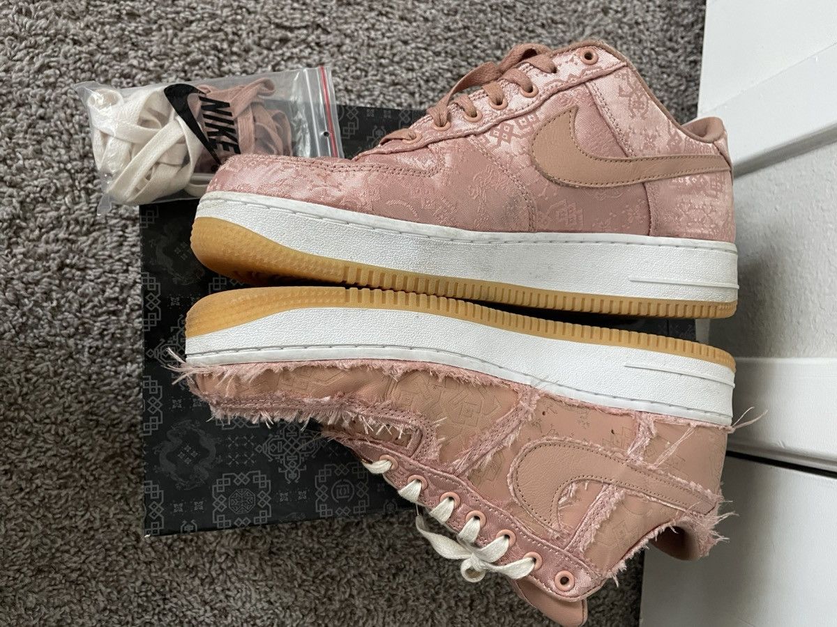 Nike x Clot Air Force One “Rose Gold Silk” size 10