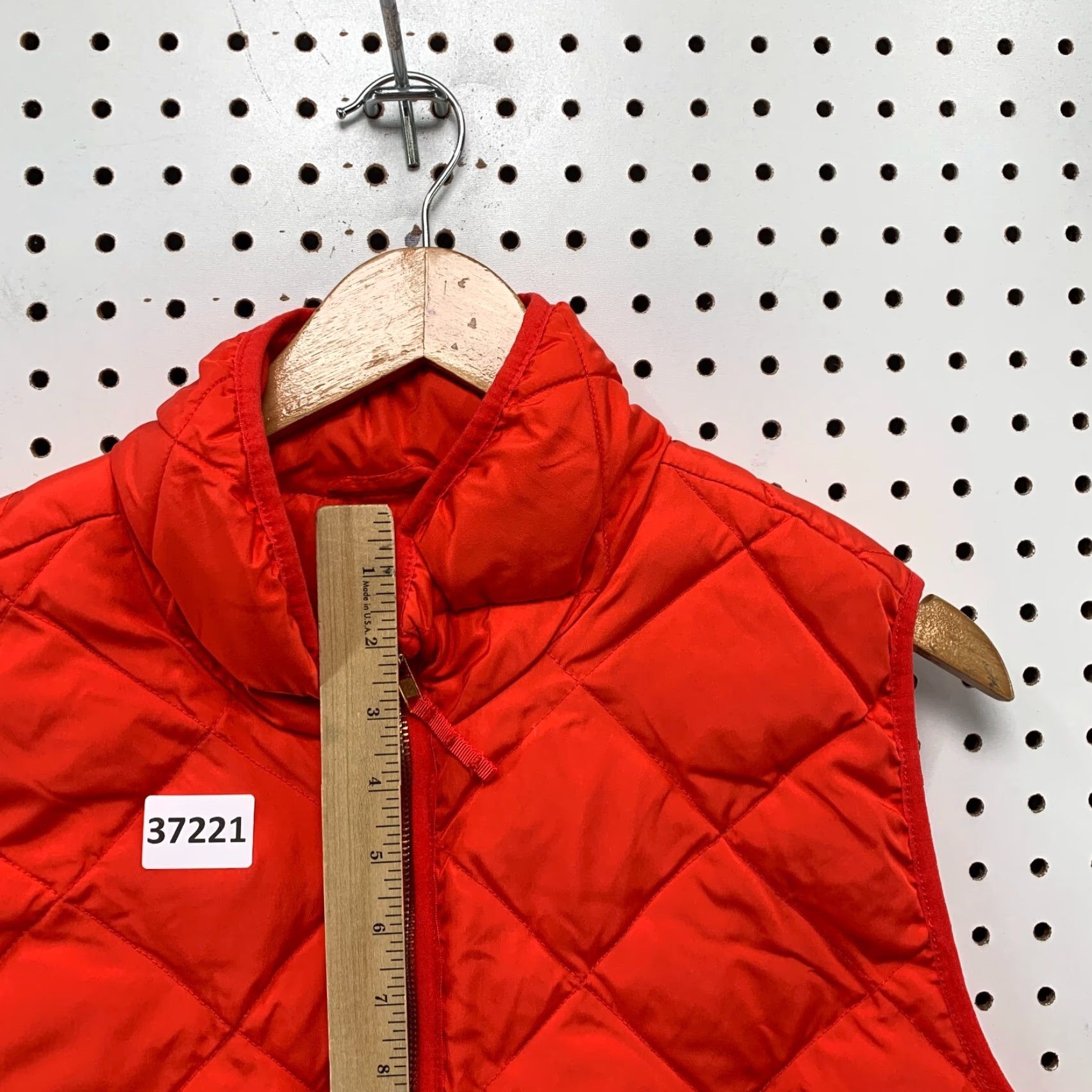 Vintage Woolrich Quilted Down Puffer Vest jacket Womens XL Orange Sleeveless Size XL / US 12-14 / IT 48-50 - 7 Thumbnail