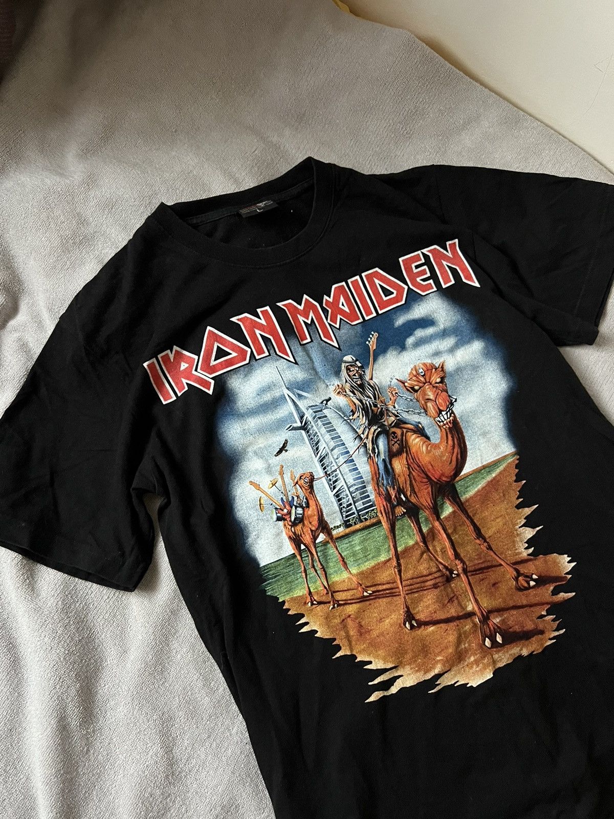 Iron Maiden × Vintage Iron Maiden vintage t shirt tour Dubai Size US M / EU 48-50 / 2 - 3 Thumbnail