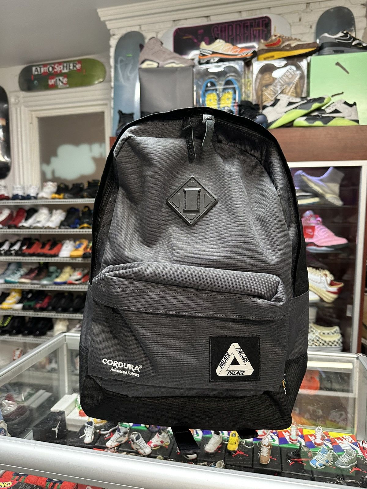 Palace Palace Cordura Tri Backpack Black | Grailed