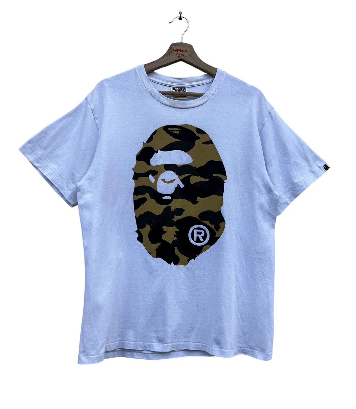 Bape 1st Camo Big Ape Head Tee Size US L / EU 52-54 / 3 - 1 Thumbnail