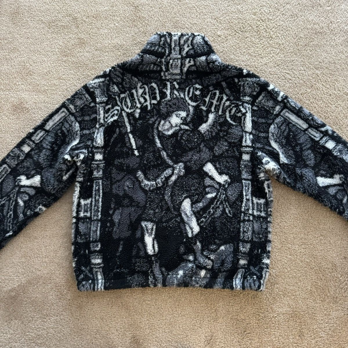 Supreme Supreme Saint Michael Fleece Jacket | Grailed