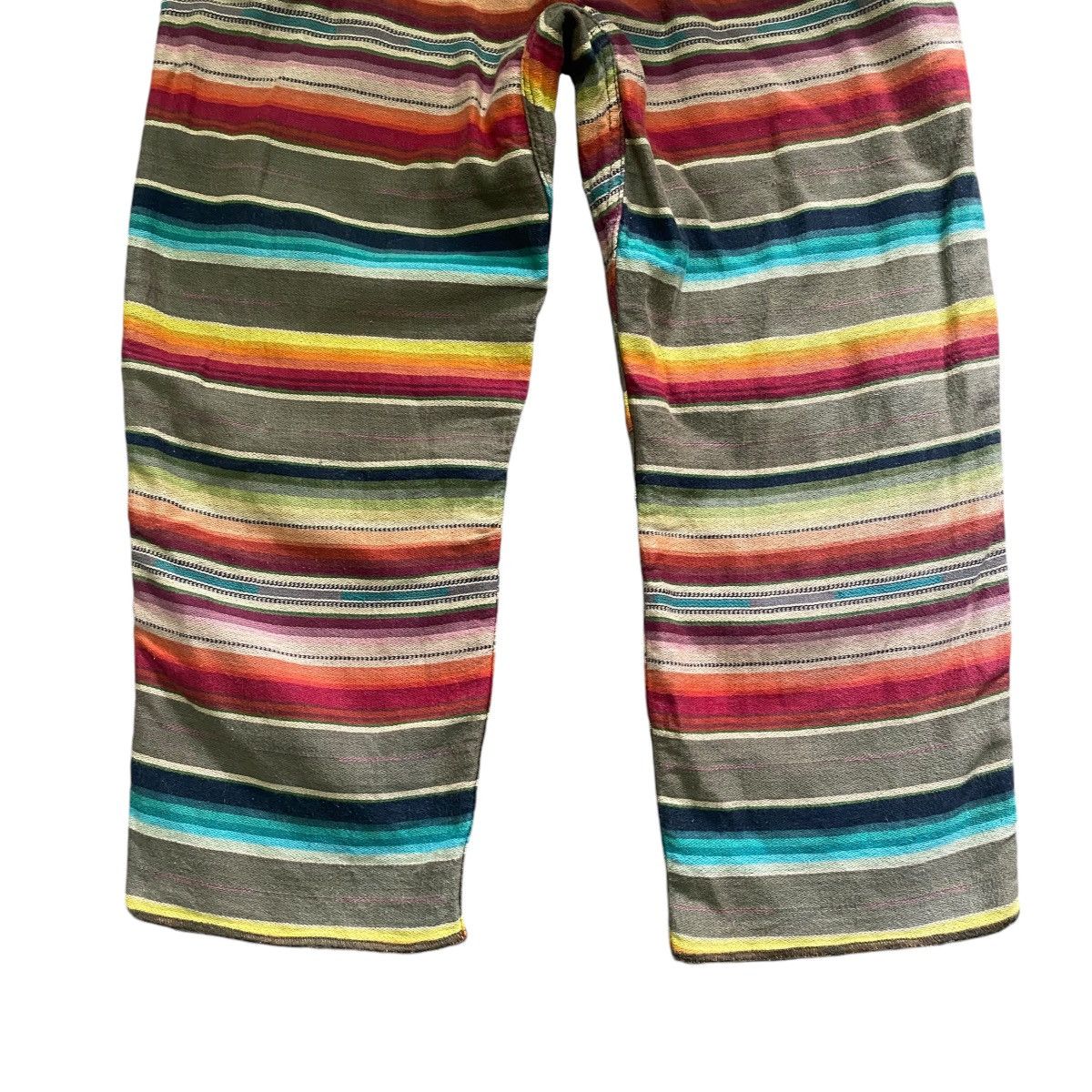 Wild Things Vintage Wildthings Rainbow Striped Cropped Pants Size US 28 / EU 44 - 12 Thumbnail