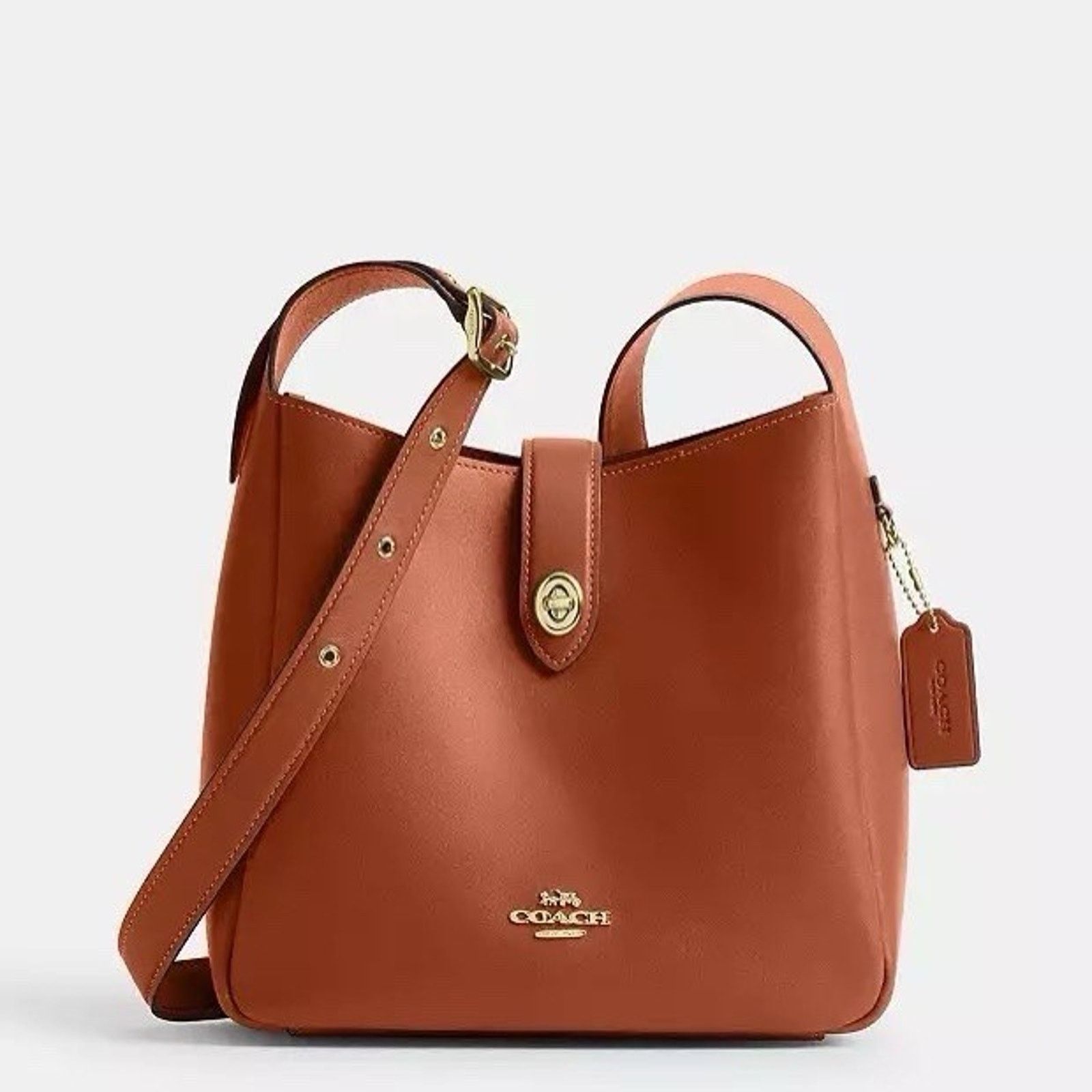 Coach NWT Coach Hadley Convertible Crossbody CBH01 Gold/Tan Size ONE SIZE - 6 Thumbnail
