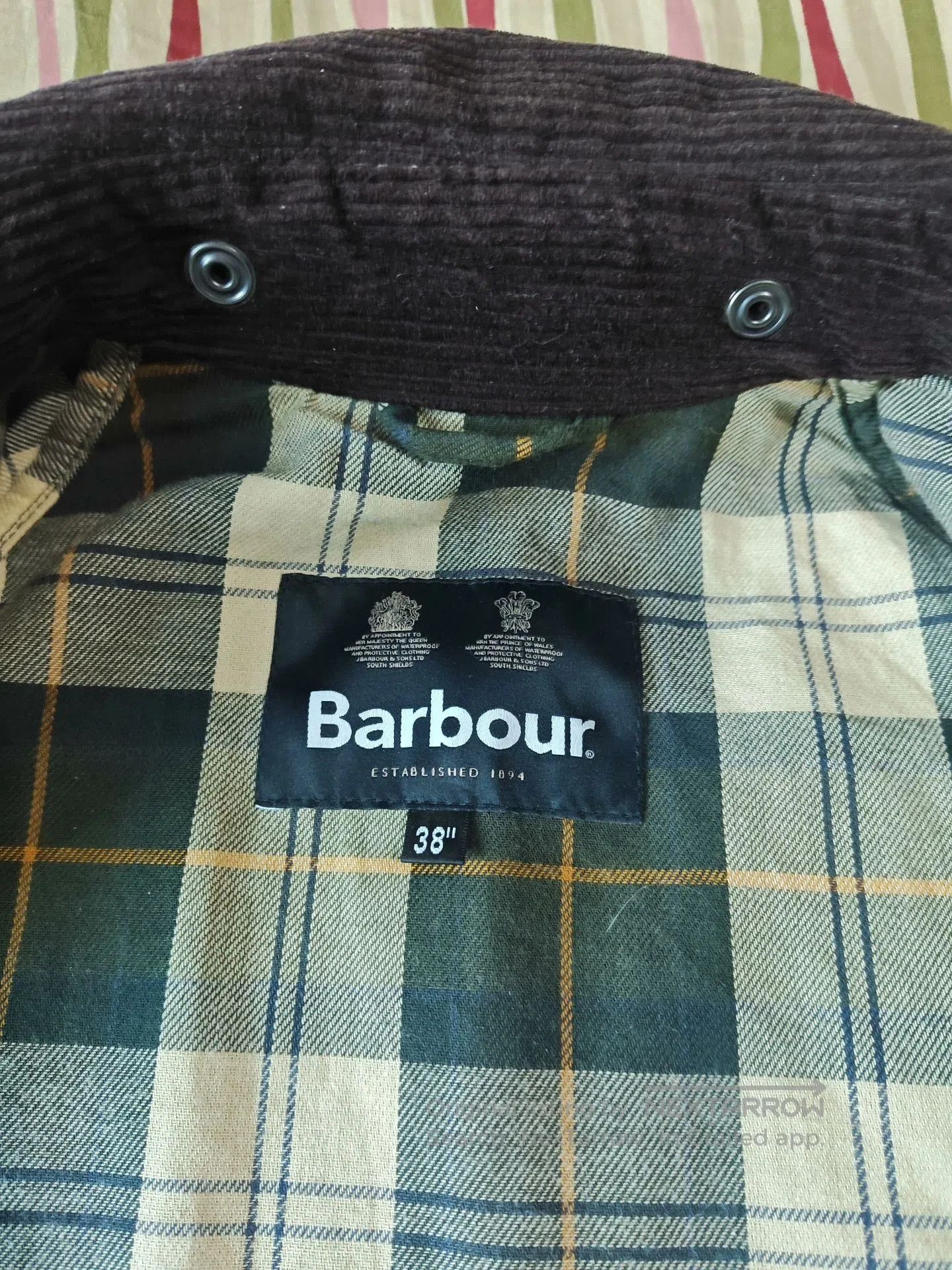 Barbour Barbour OS Bedale Waxed Jacket. Size US M / EU 48-50 / 2 - 5 Thumbnail