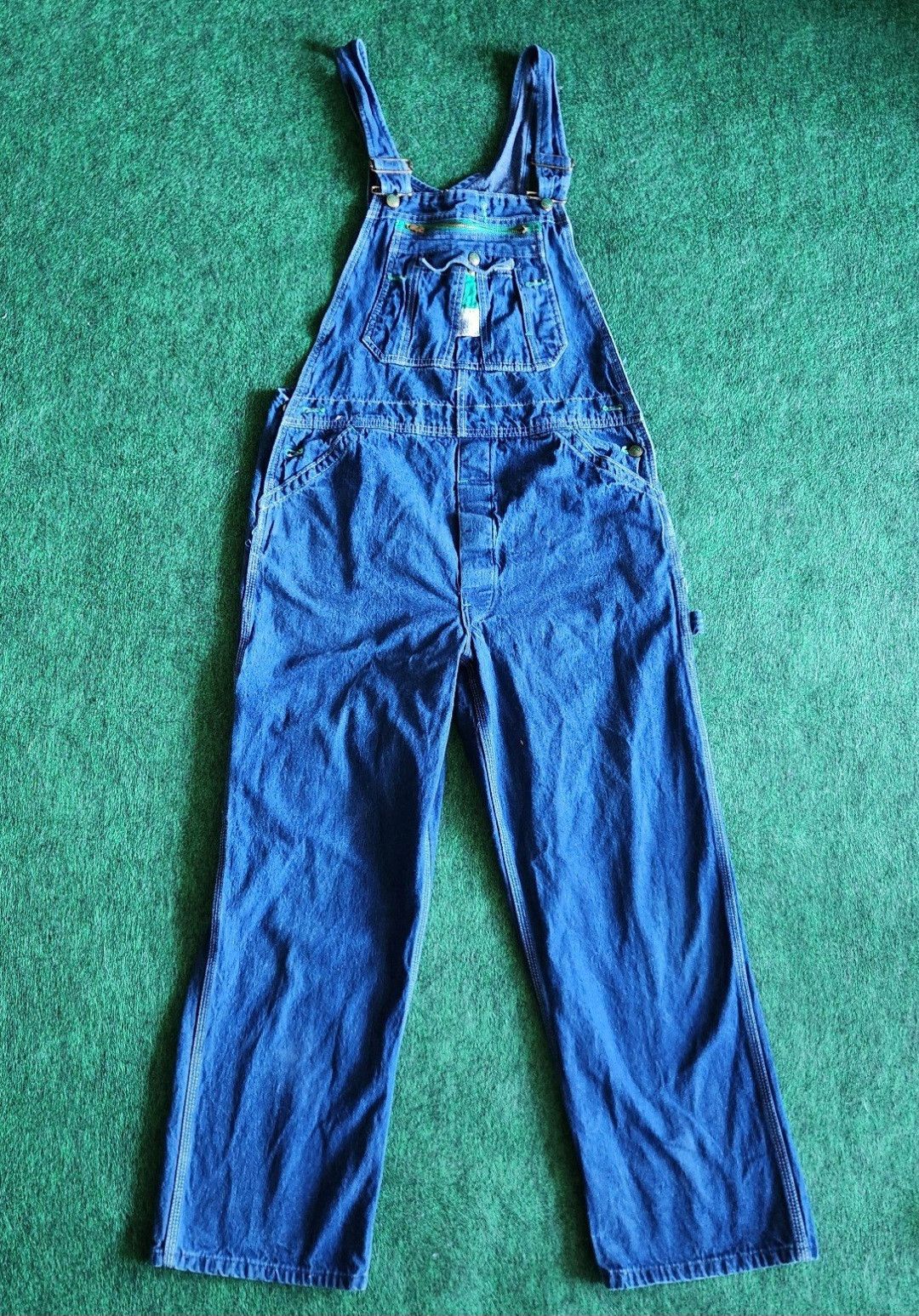 Vintage Liberty Blue Denim Overalls Men Size 36x30