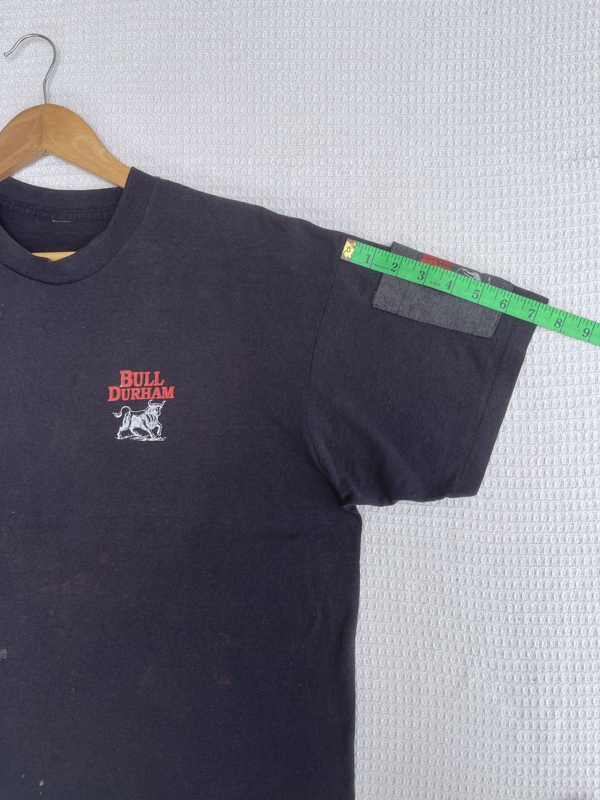 Vintage Last Drop🔥Vtg90s Sun Faded Bull Durham Single Stitch T-Shirt Size US XL / EU 56 / 4 - 8 Thumbnail