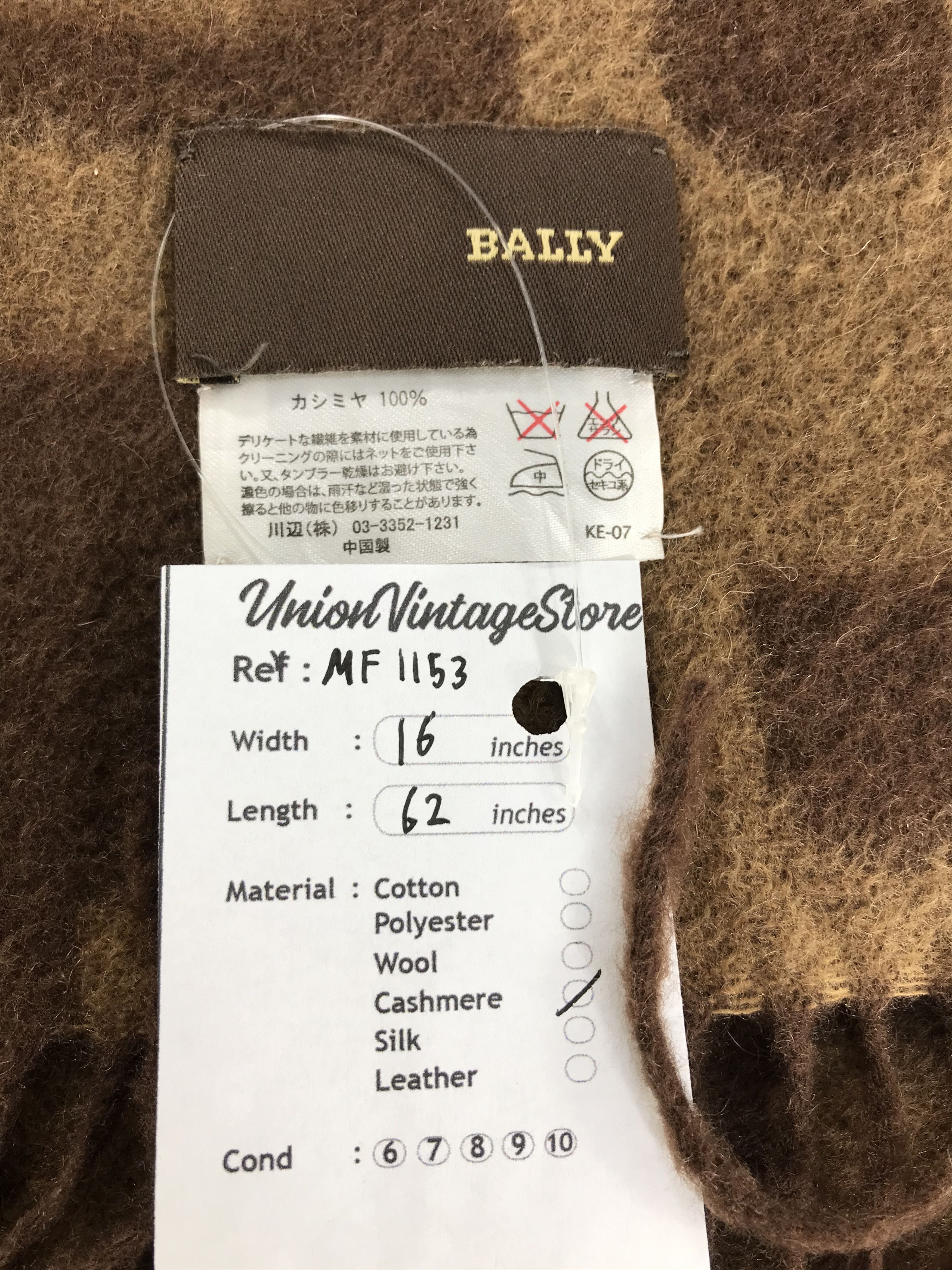 Bally Vintage Bally Scarf/Muffler/Neckwear MF1153 Size ONE SIZE - 4 Thumbnail