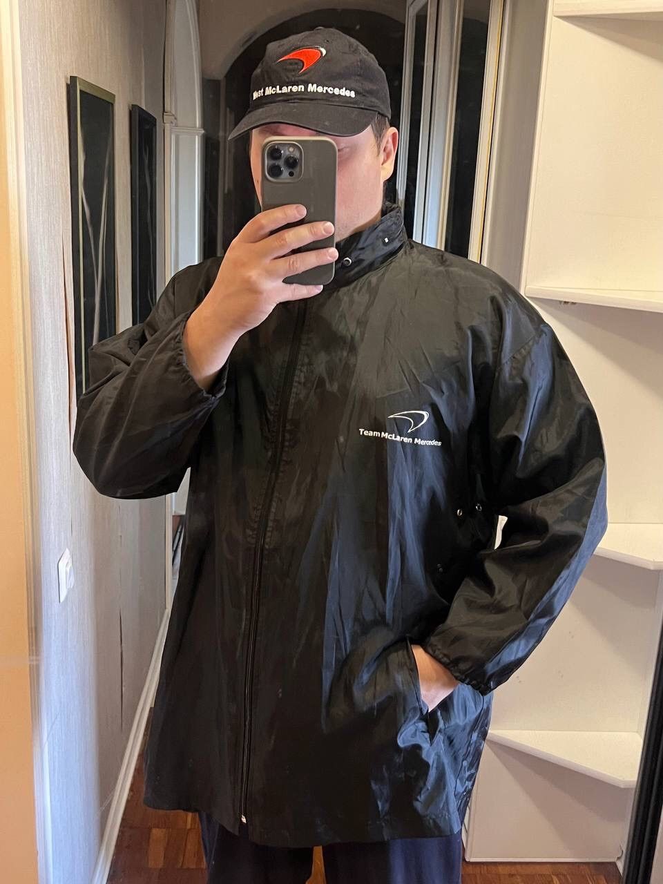 Mercedes-Benz Mercedes Benz McLaren Team F1 Vintage Racing Jacket Y2k Rare Size US XL / EU 56 / 4 - 11 Thumbnail