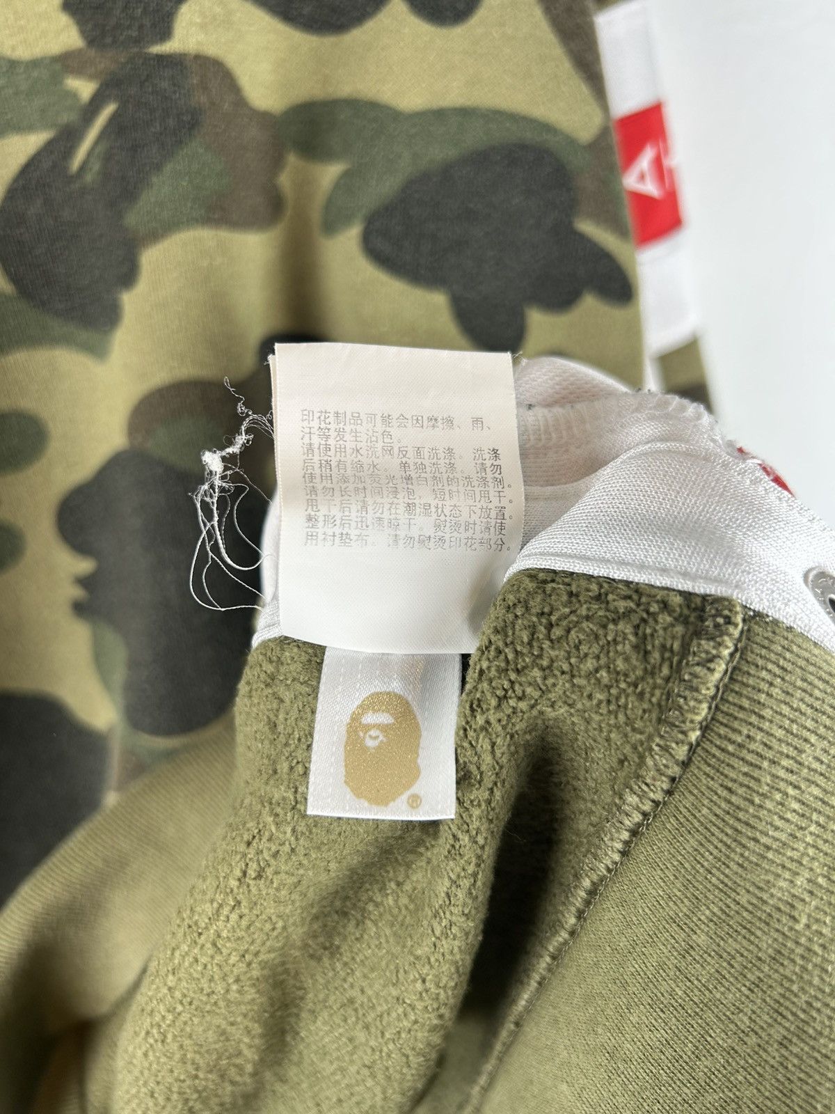 Bape Bape 1st Cano Side Button Sweatshirt Size US XL / EU 56 / 4 - 7 Thumbnail