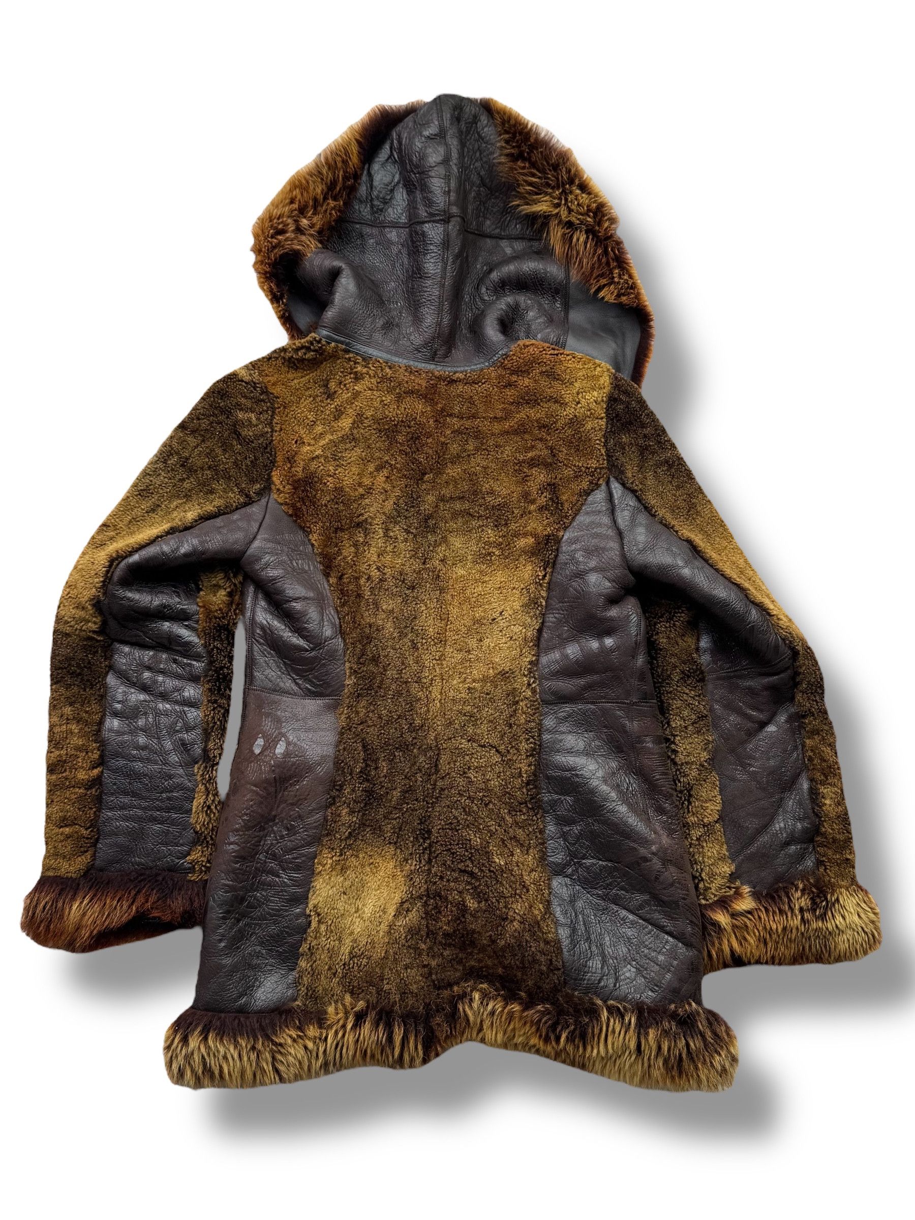 Vintage Real Sheepskin Coat From The 90's(V42) Size S / US 4 / IT 40 - 8 Thumbnail