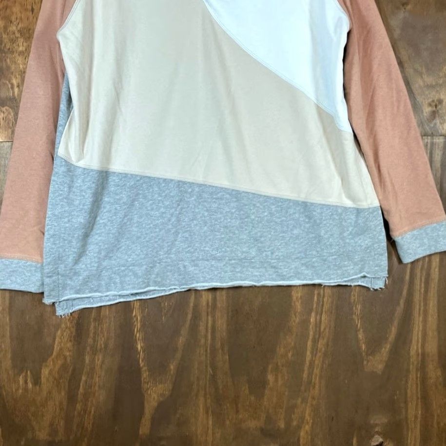 BKE BKE Womens Sweater Gray MultiColor Block Side Slits M/L Pullover Knit Slit Sleeve Womens Size L / US 10 / IT 46 - 3 Thumbnail