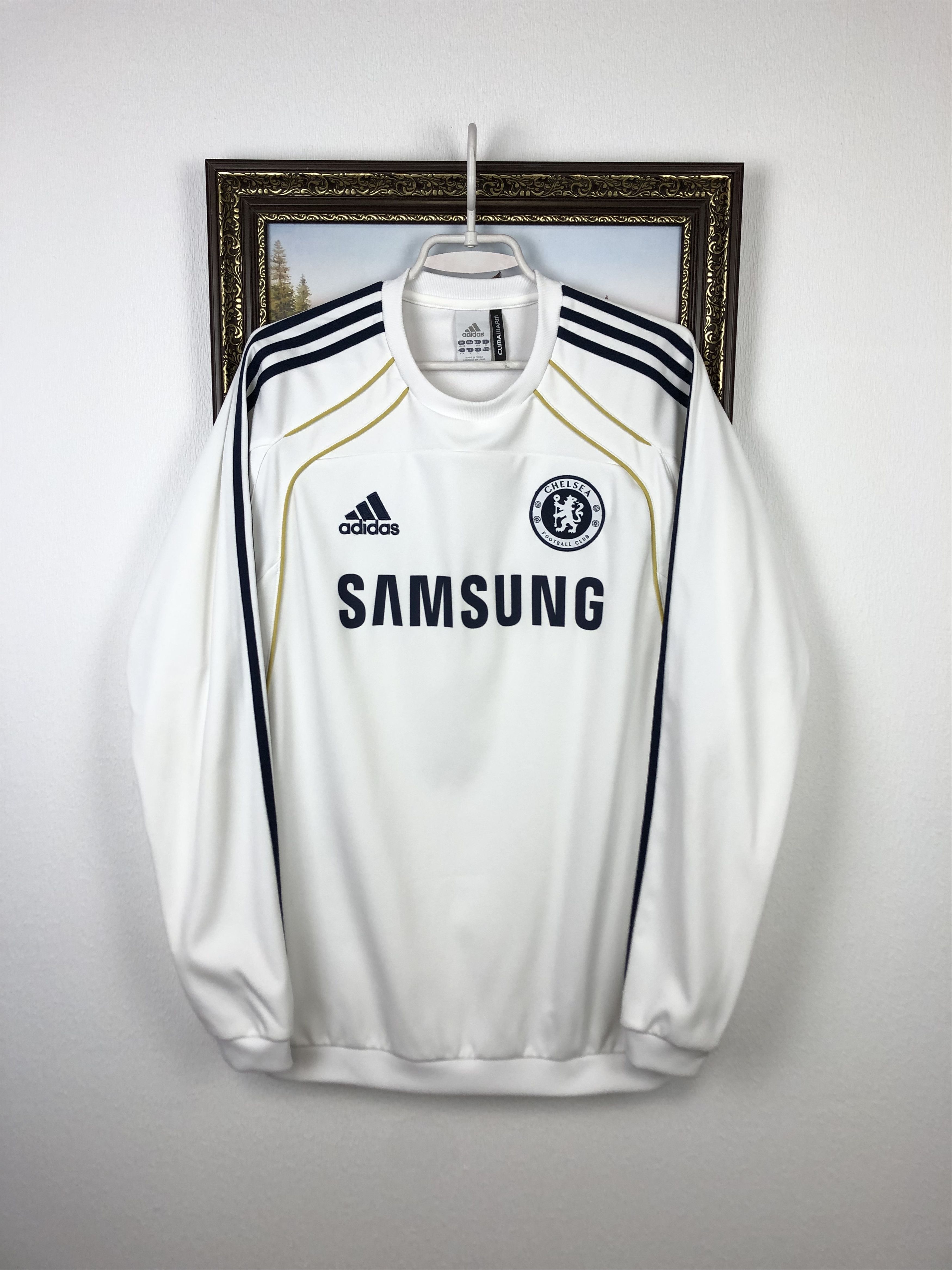 Adidas Vintage Adidas Chelsea Football Sweatshirt Soccer Crewneck Size US M / EU 48-50 / 2 - 1 Thumbnail