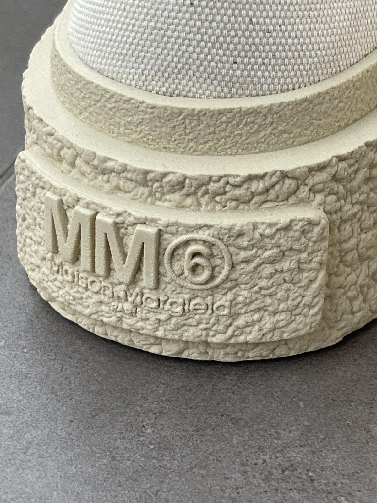 Maison Margiela !DS! SS23 Maison Margiela Logo Beige Slip Ons Size US 12 / EU 45 - 14 Thumbnail