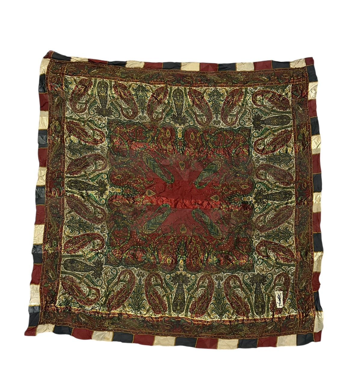 Yves Saint Laurent Yves saint laurent silk scarf Size ONE SIZE - 2 Thumbnail