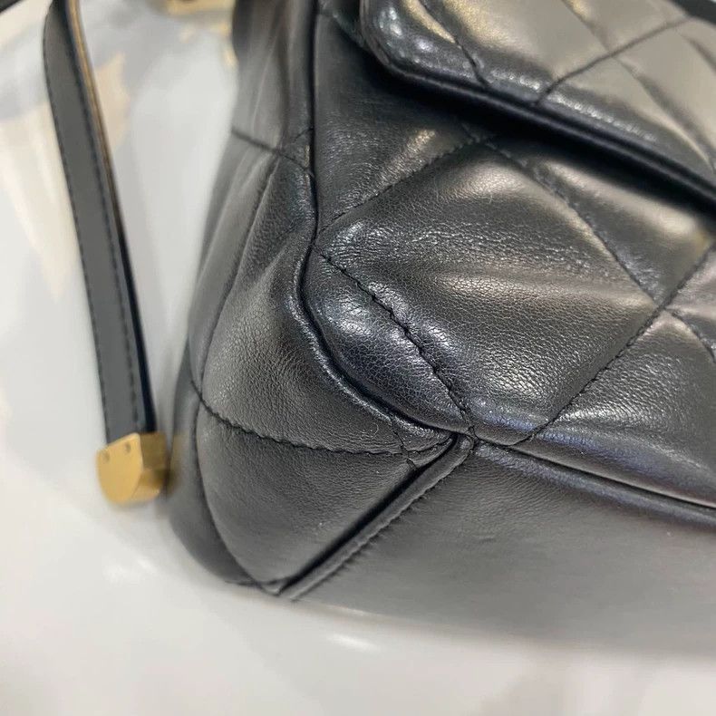 Chanel Classic Black Gold Chanel Woven Chain Bag Size ONE SIZE - 7 Thumbnail