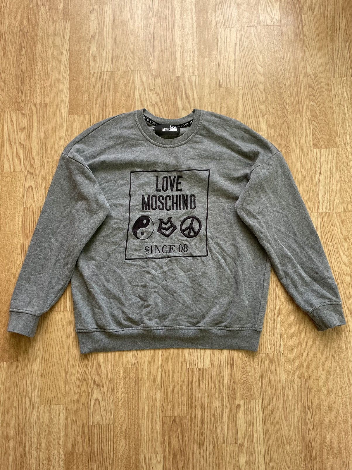 Moschino Love Moschino ‘Since 08’ Sweatshirt Logo Size US L / EU 52-54 / 3 - 1 Thumbnail
