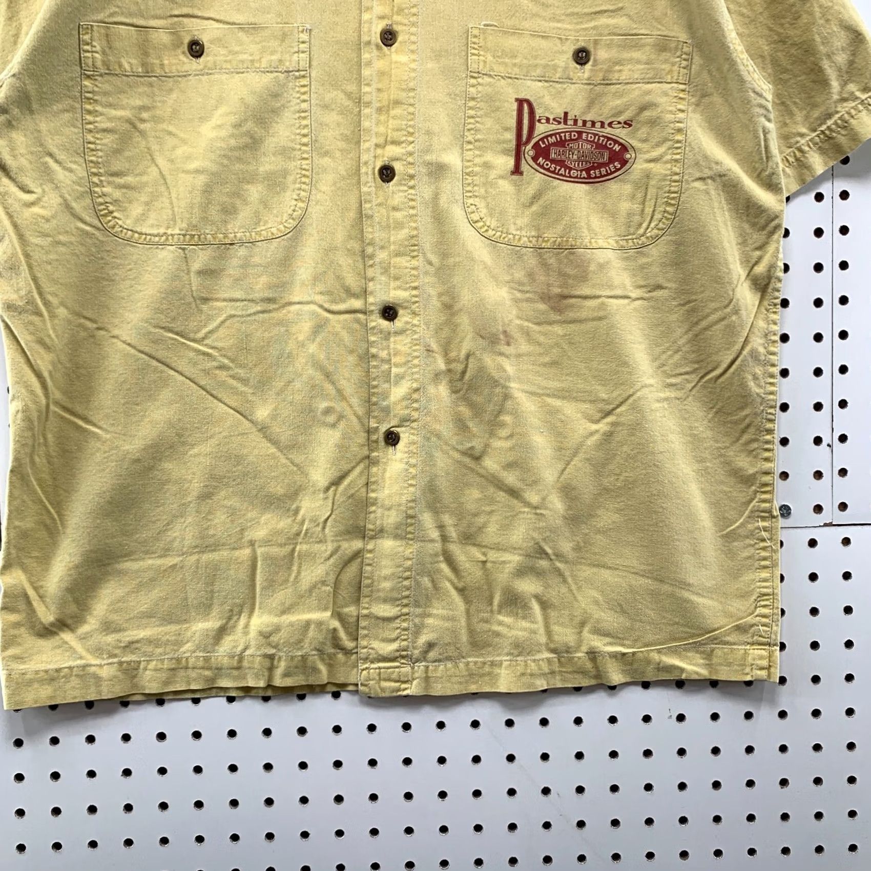 Harley Davidson Harley Davidson Yellow Shirt Limited Edition Nostalgia Series Mens Medium Button-Up Size US M / EU 48-50 / 2 - 7 Thumbnail