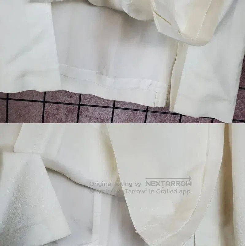Dior Dior Embroidered Midi Skirt in Cream Color . Size 23" - 4 Thumbnail