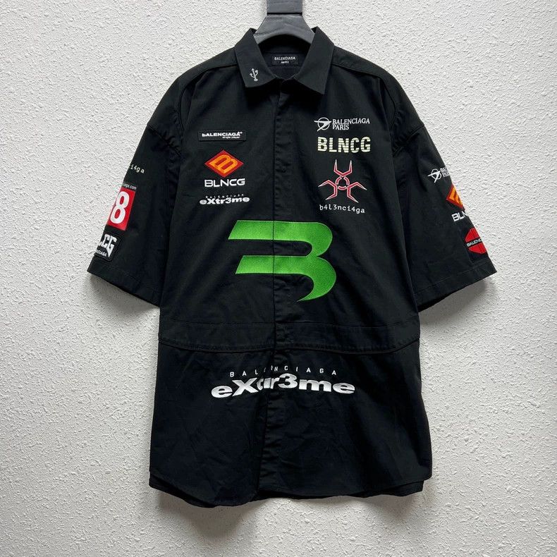 Balenciaga Balenciaga Gamer luminous embroidery short-sleeve shirt - dmc Size US M / EU 48-50 / 2 - 1 Thumbnail