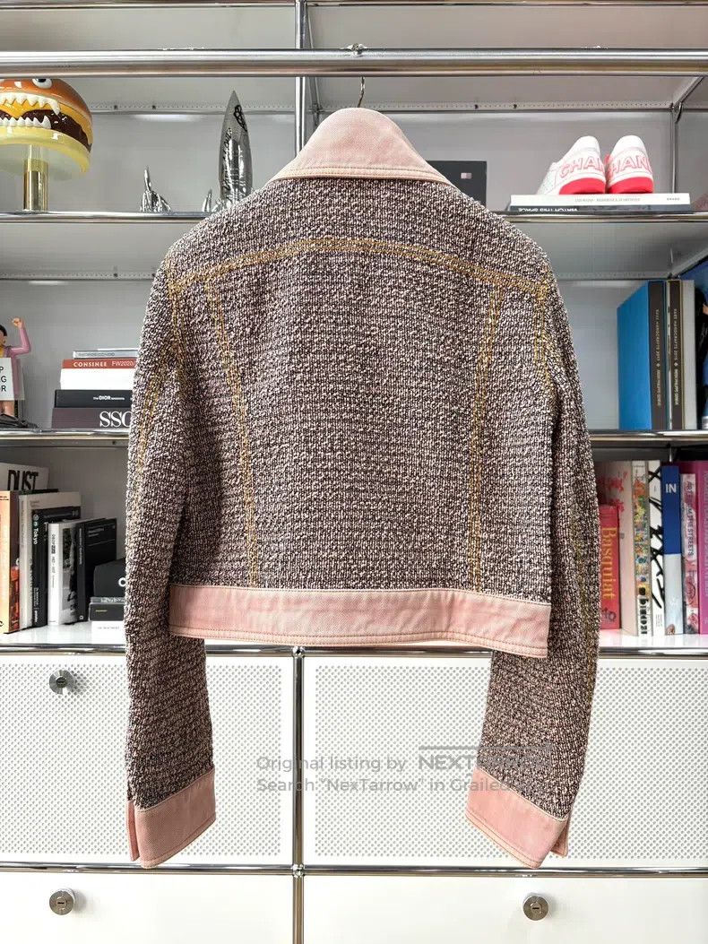 Chanel Chanel Pink tweed stitched denim jacket Size XS / US 0-2 / IT 36-38 - 3 Thumbnail