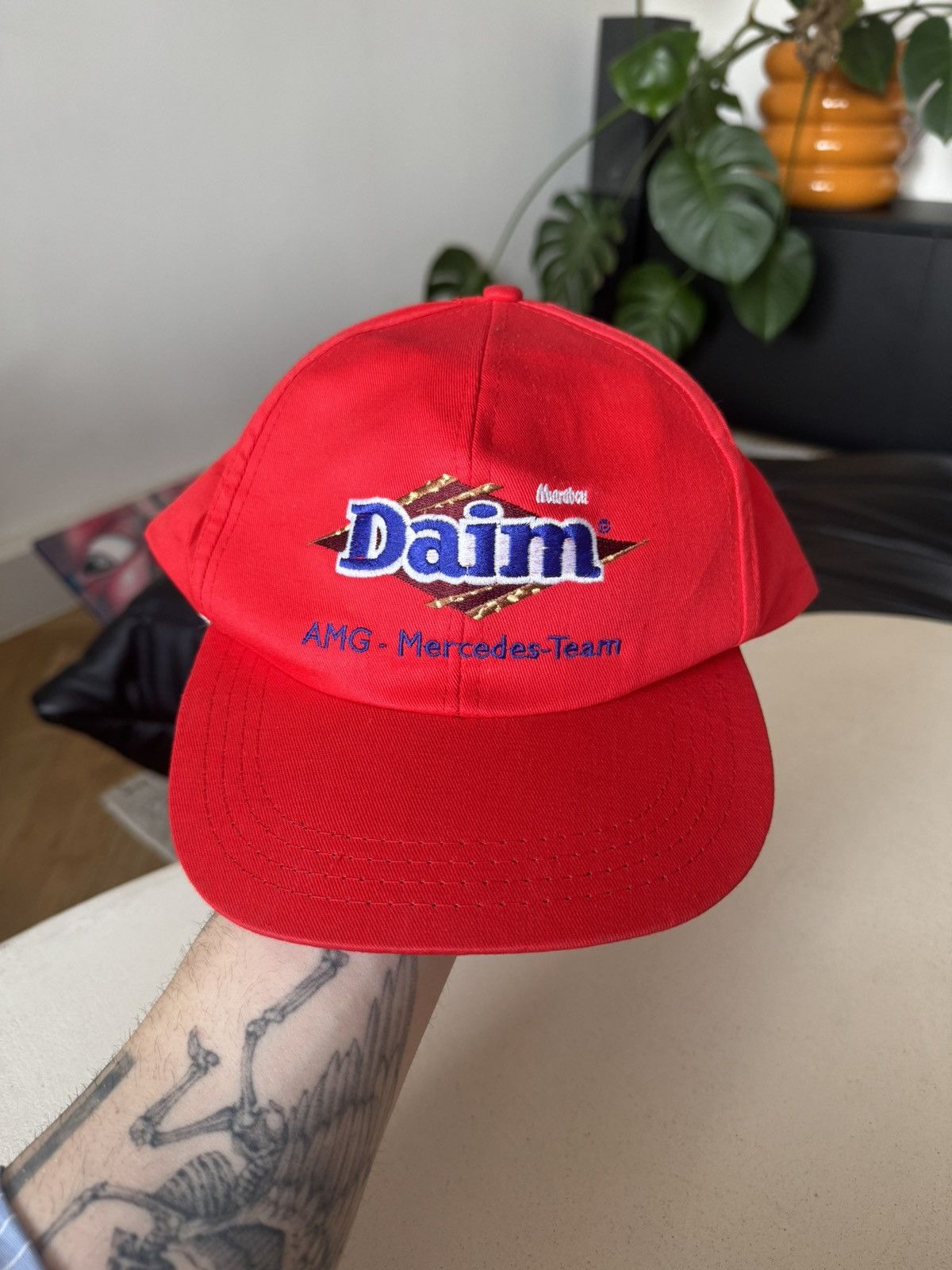 Vintage Daim x Amg Mercedes Vintage 90s One Size Hat Cap Chocolate Size ONE SIZE - 1 Thumbnail