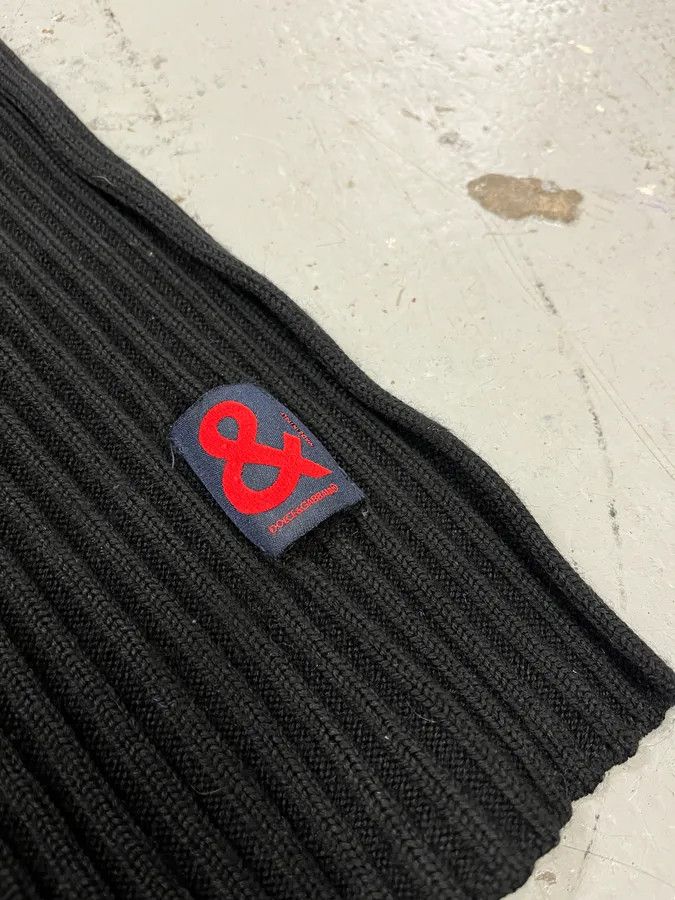 Dolce & Gabbana 1990s Dolce & Gabbana Black Minimalist Scarf Size ONE SIZE - 6 Thumbnail