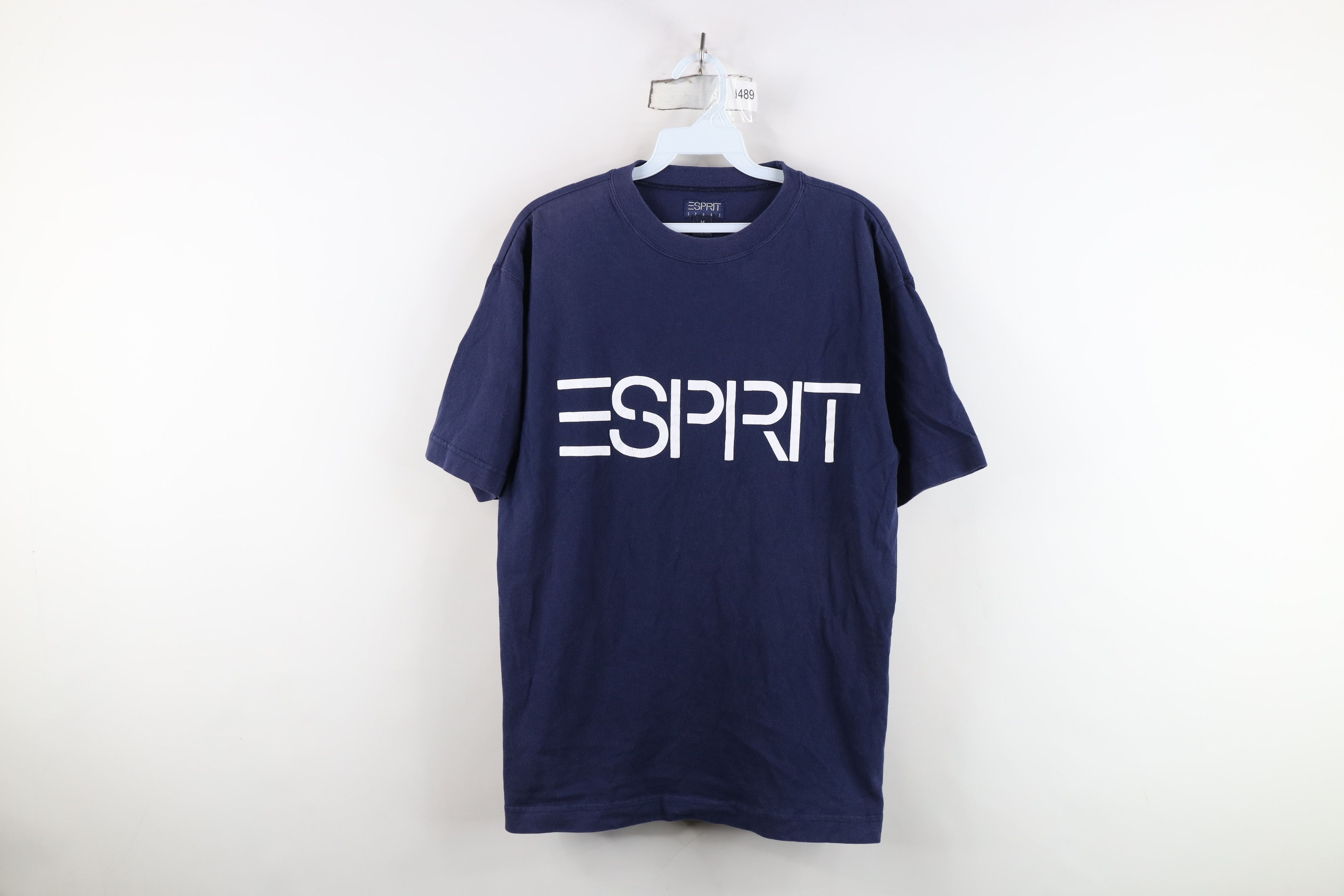 Esprit Vintage 90s Esprit Sun Faded Short Sleeve T-Shirt Blue USA Size US M / EU 48-50 / 2 - 1 Thumbnail