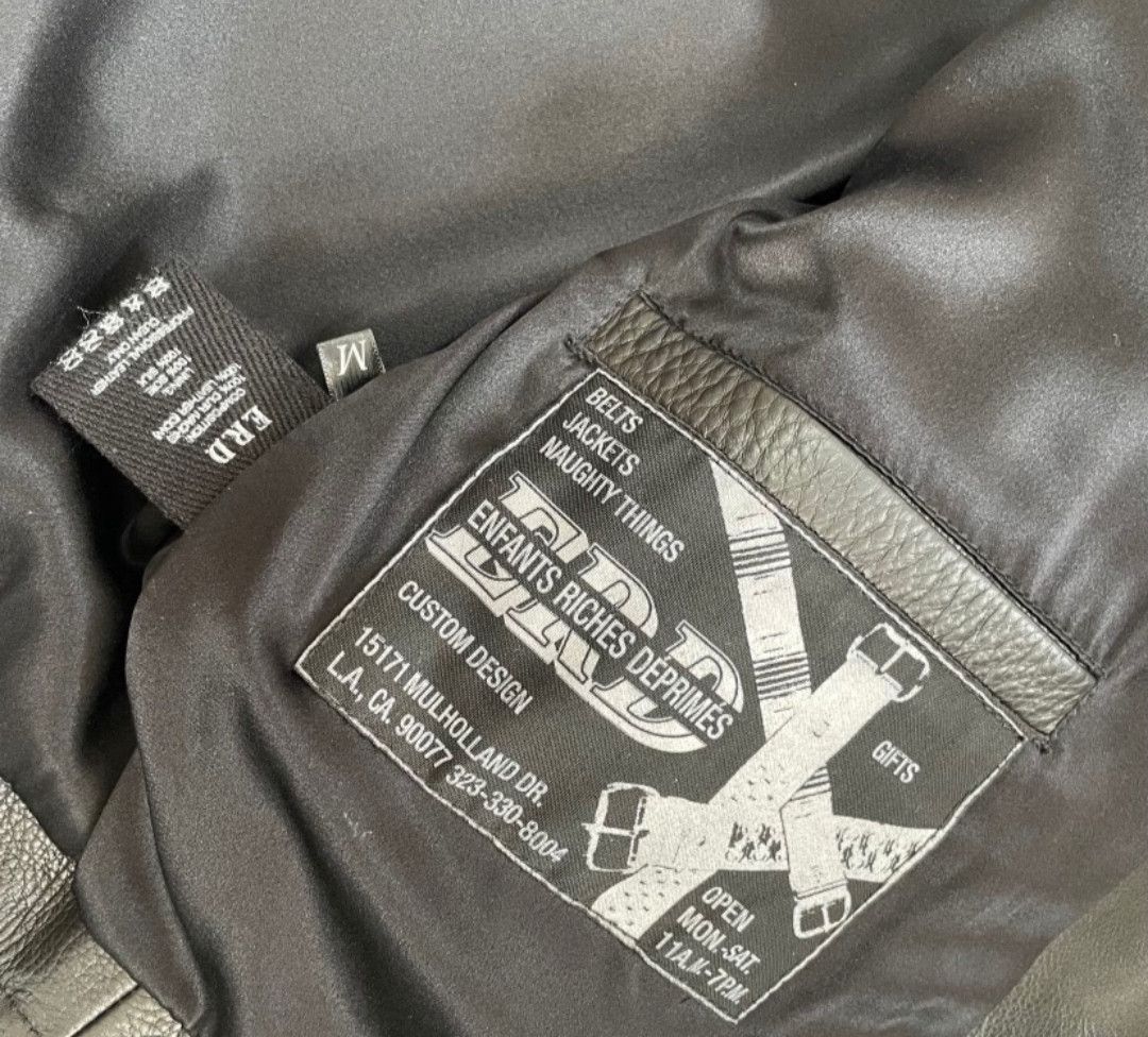 Enfants Riches Deprimes Erd Mercedes-Benz logo leather jacket Size US M / EU 48-50 / 2 - 7 Thumbnail