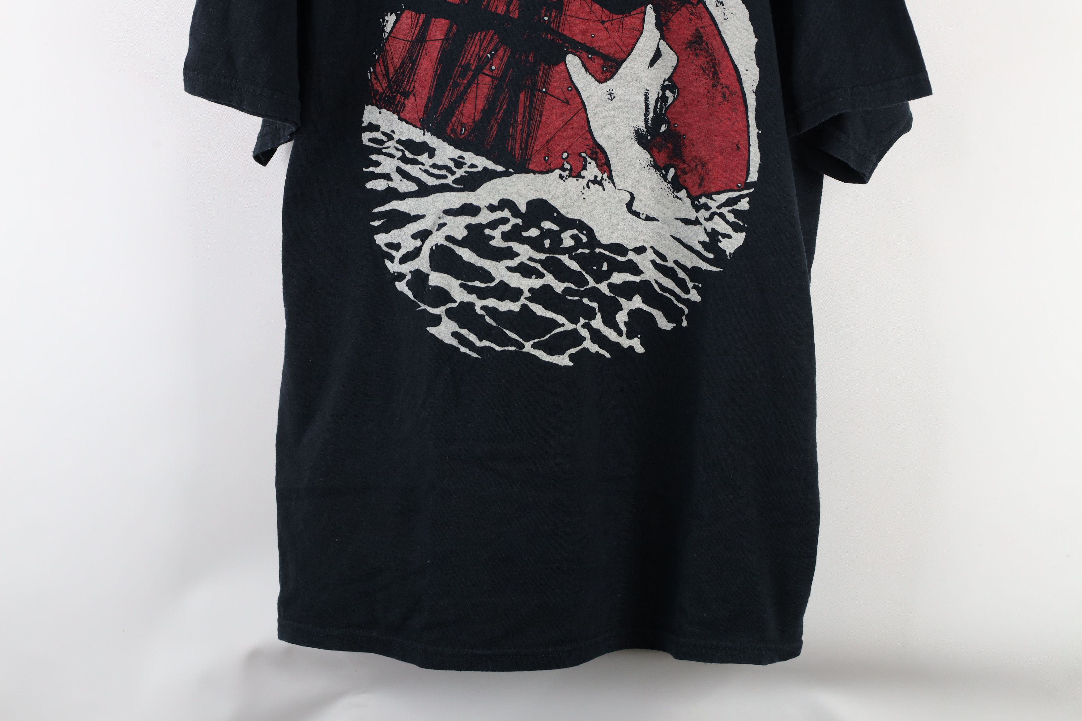 Vintage Vintage Y2K Spell Out Tour Flogging Molly Band T-Shirt Black Size US XL / EU 56 / 4 - 3 Thumbnail