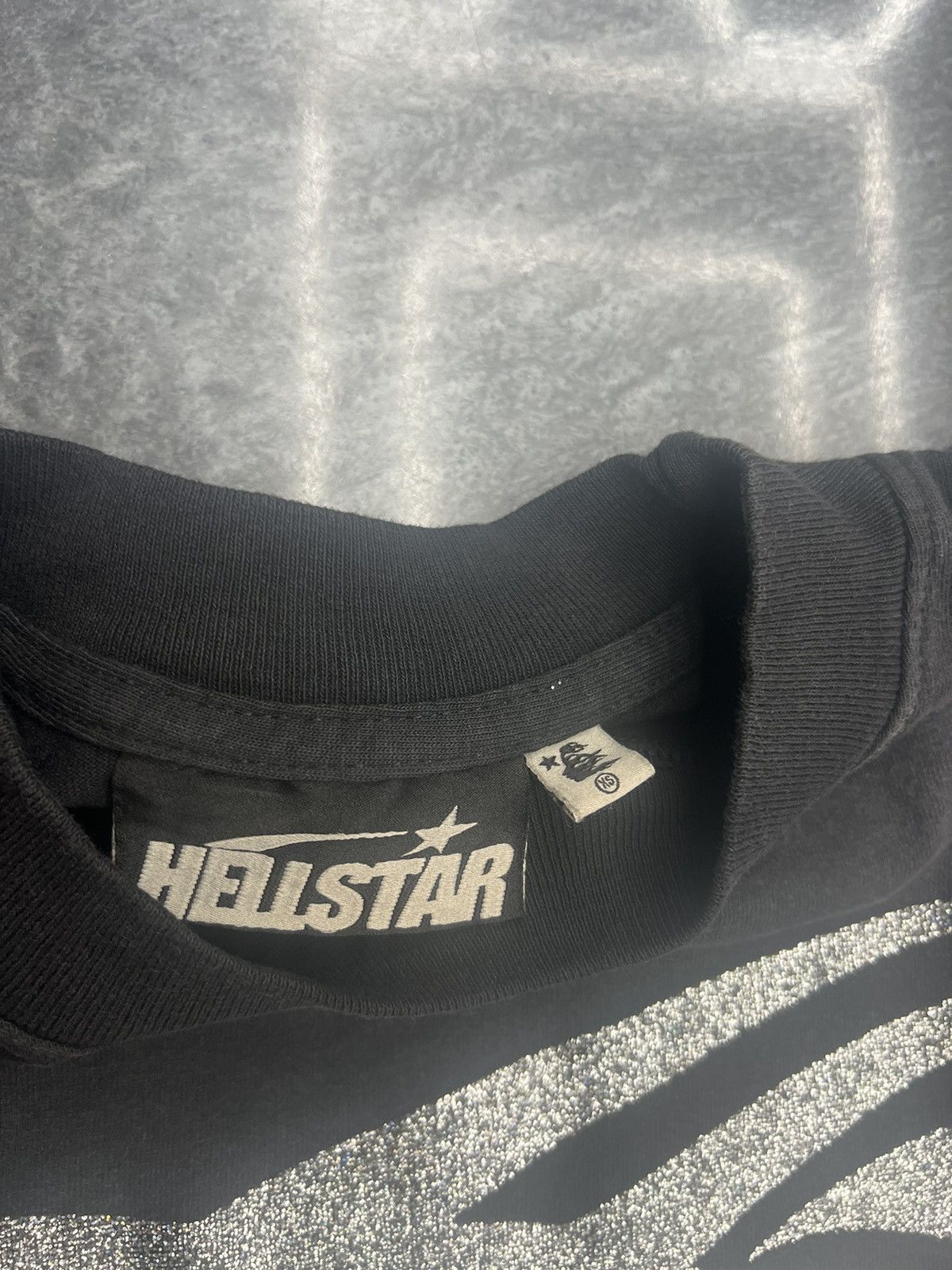 HELLSTAR Hellstar Sports Core Logo Glitter T-Shirt Size US XS / EU 42 / 0 - 3 Thumbnail