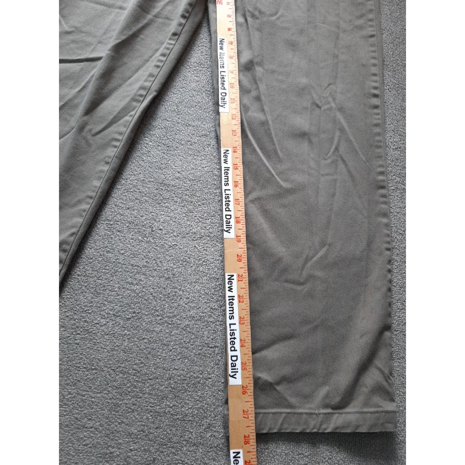 Lee LEE Women's Pants At the Waist Size 10 Gray Straight Front Stretch Casual RegularS Size 32" / US 10 / IT 46 - 2 Thumbnail
