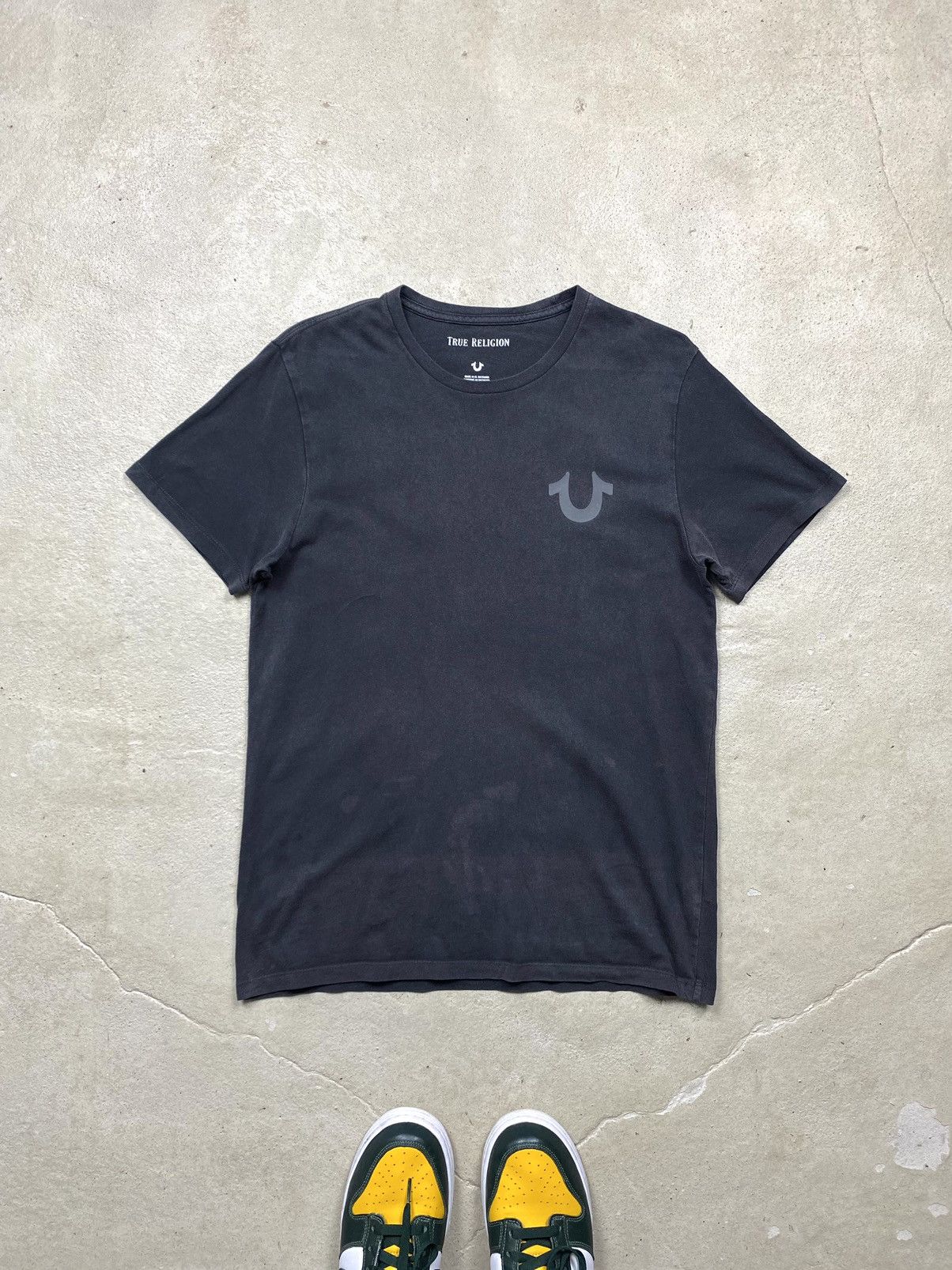 True Religion × Vintage Vintage True Religion Faded T Shirt Hype Y2K Size US S / EU 44-46 / 1 - 2 Thumbnail