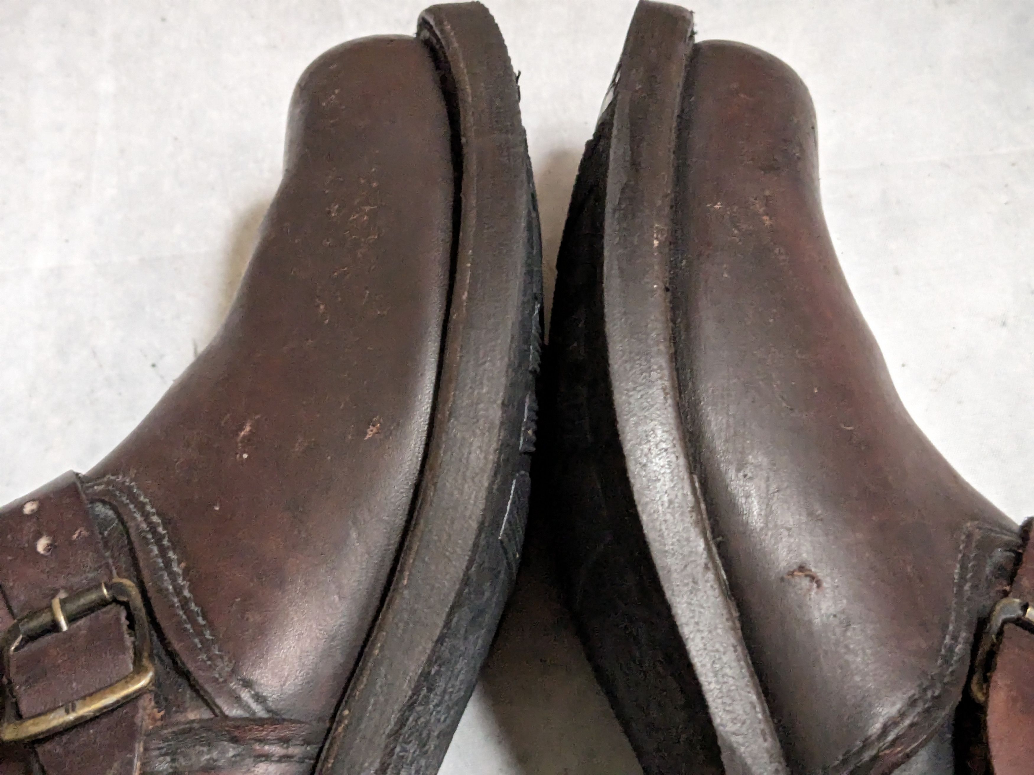 Frye Frye Engineer Boots Brown 8.5 M USA Leather Strap Buckle Size US 8.5 / EU 41-42 - 9 Thumbnail