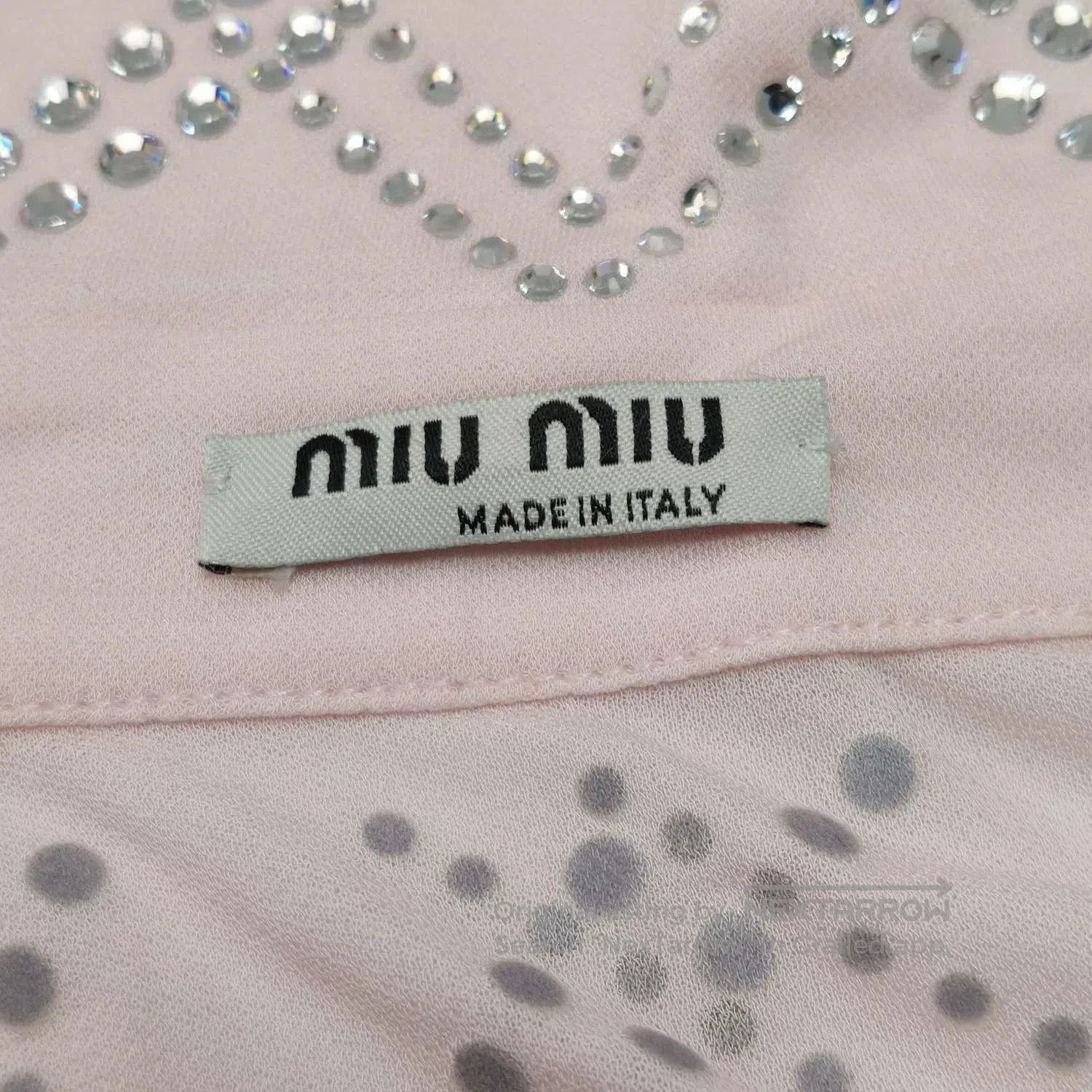 Miu Miu MiuMiu Rhinestone Lapel Top Size 38. Size S / US 4 / IT 40 - 4 Thumbnail