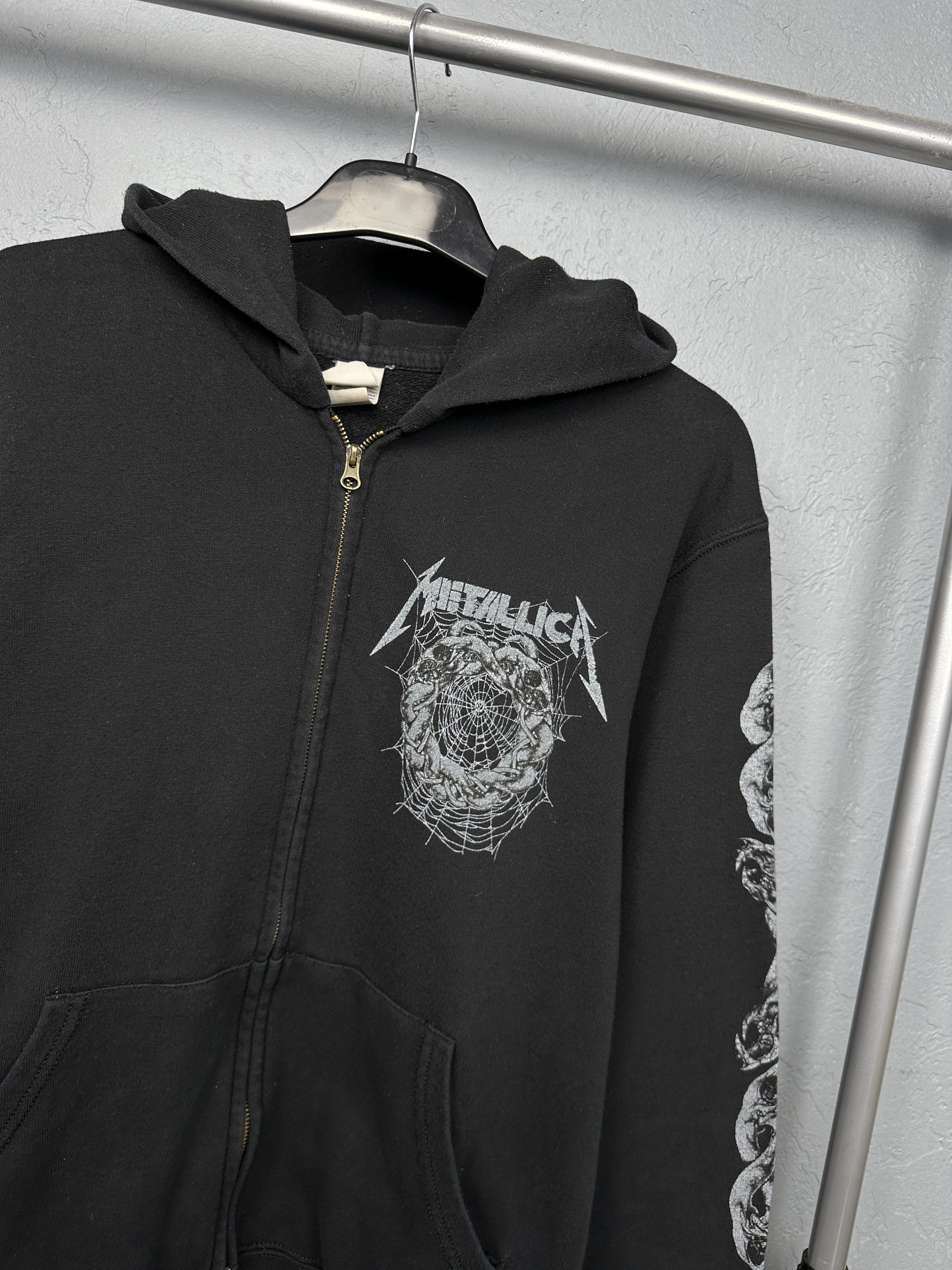 Metallica Metallica Rock Band Vintage Mens Zip Hoodie Size US S / EU 44-46 / 1 - 5 Thumbnail