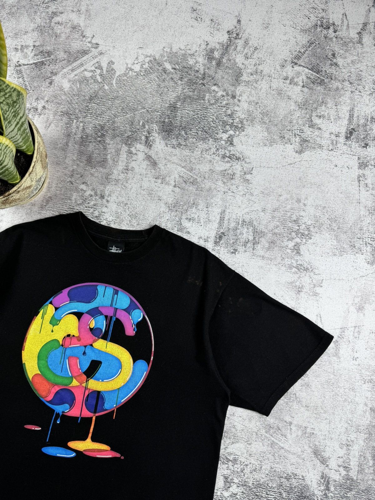 Stussy STUSSY Big SS Paint Mexico USA Rap 90S Hip Hop T Shirt Tee Size US M / EU 48-50 / 2 - 5 Thumbnail