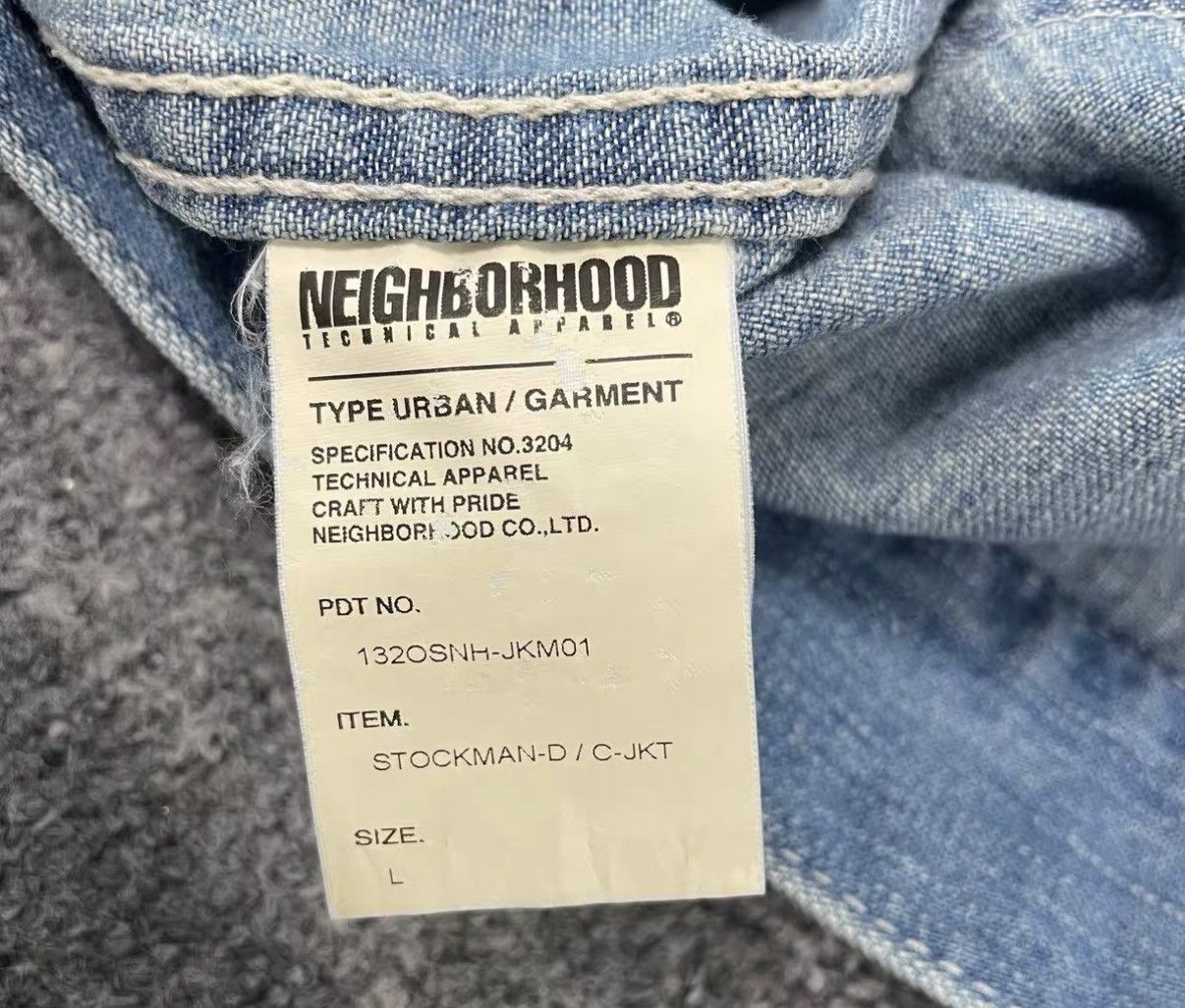 Neighborhood NEIGHBORHOOD Denim Jacket J16 Size US L / EU 52-54 / 3 - 7 Thumbnail
