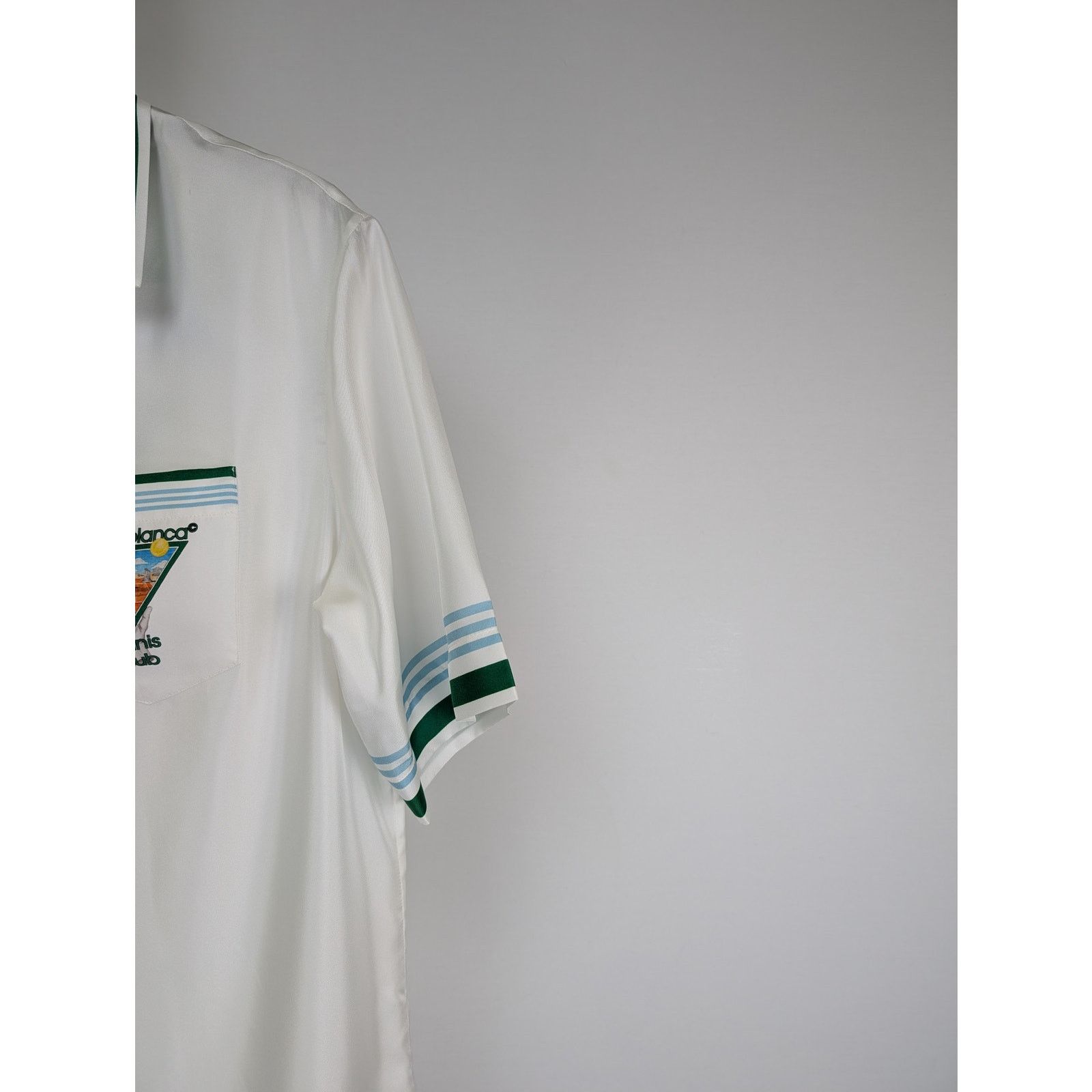 Casablanca o1rshd1 Metaphysical Tennis Short Sleeve Curban Collar Shirt Size US M / EU 48-50 / 2 - 2 Thumbnail